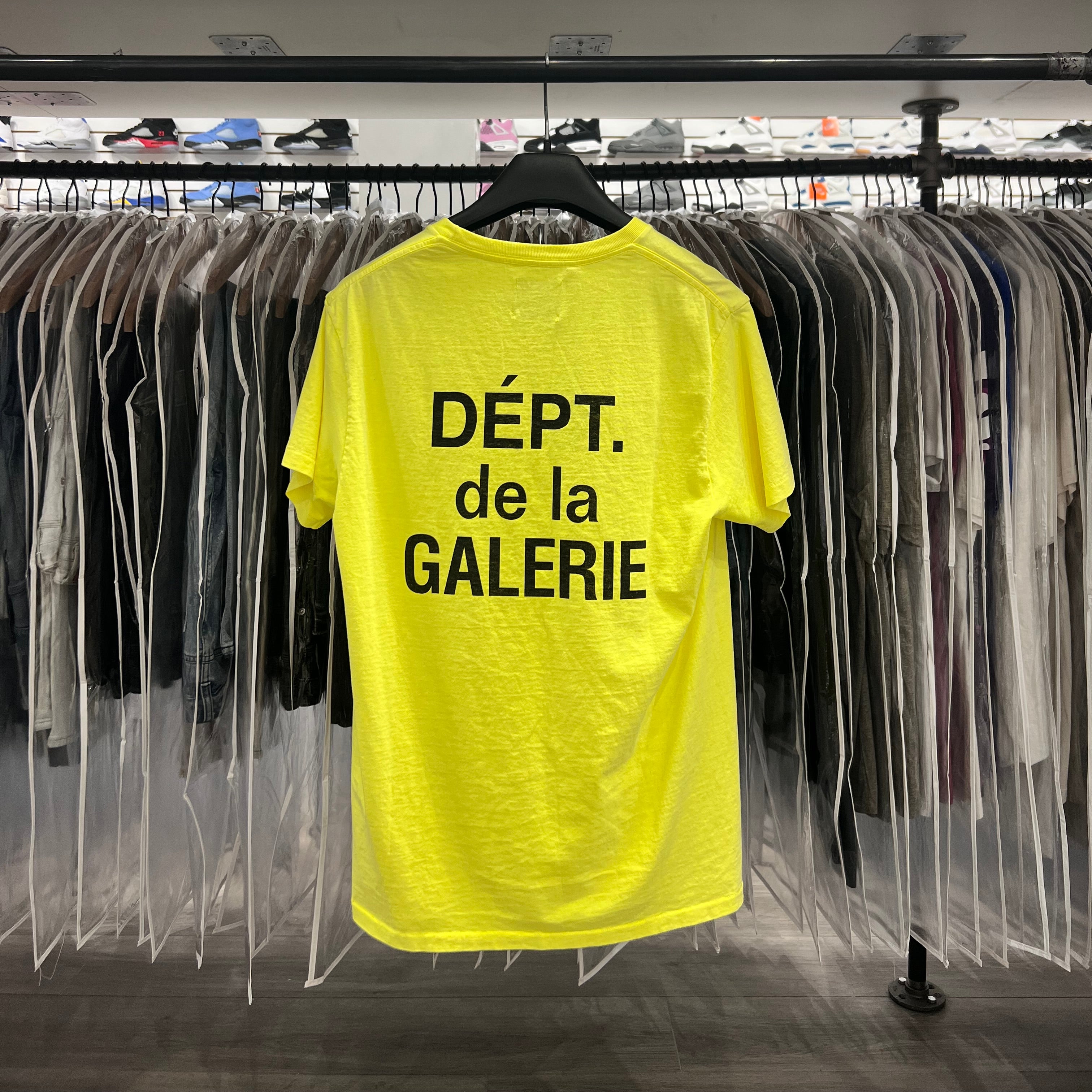 Gallery Dept Tee Yellow French Logo