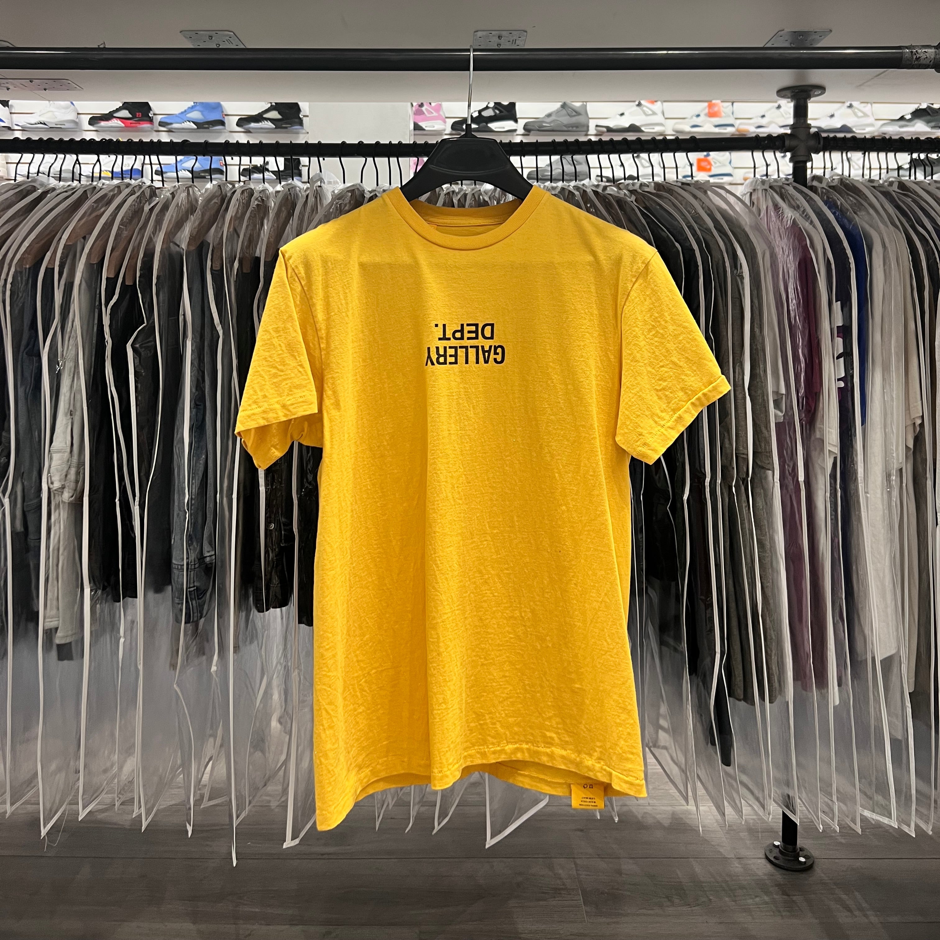 Gallery Dept Tee Upside Down Yellow (Lightly Worn)