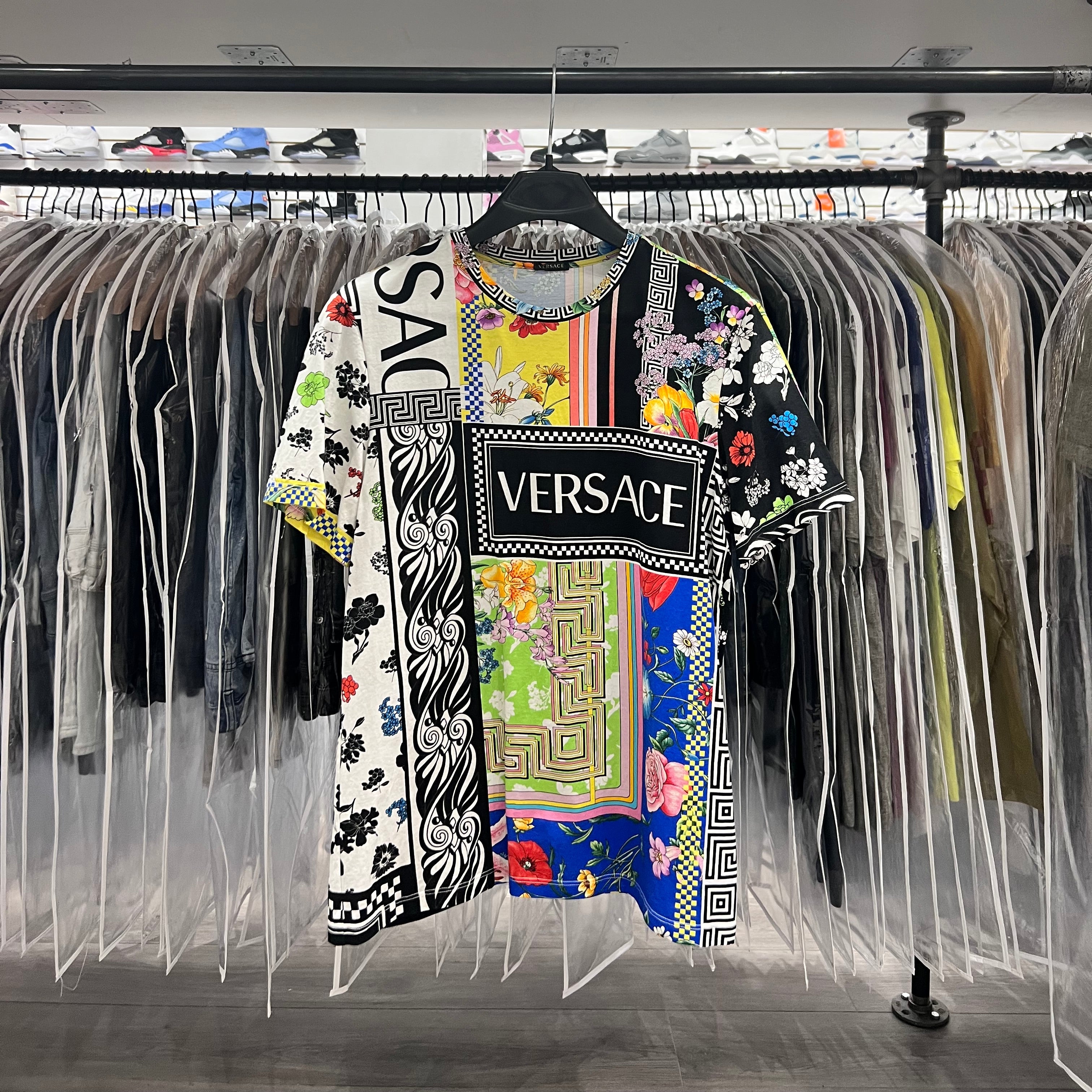 Versace Tee Multicolor Design (Lightly Worn)