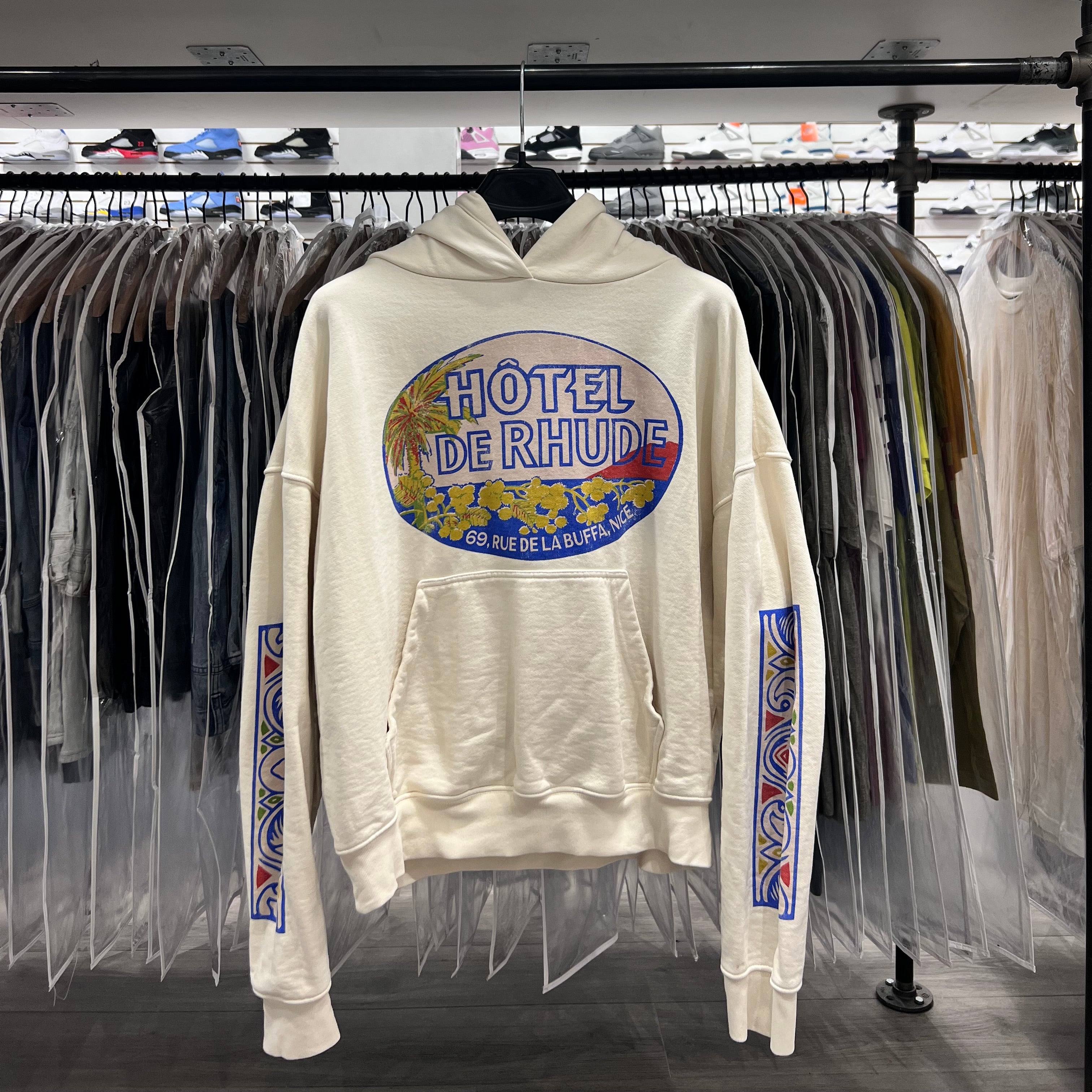 Rhude Hoodie Hotel De Rhude (Lightly Worn)