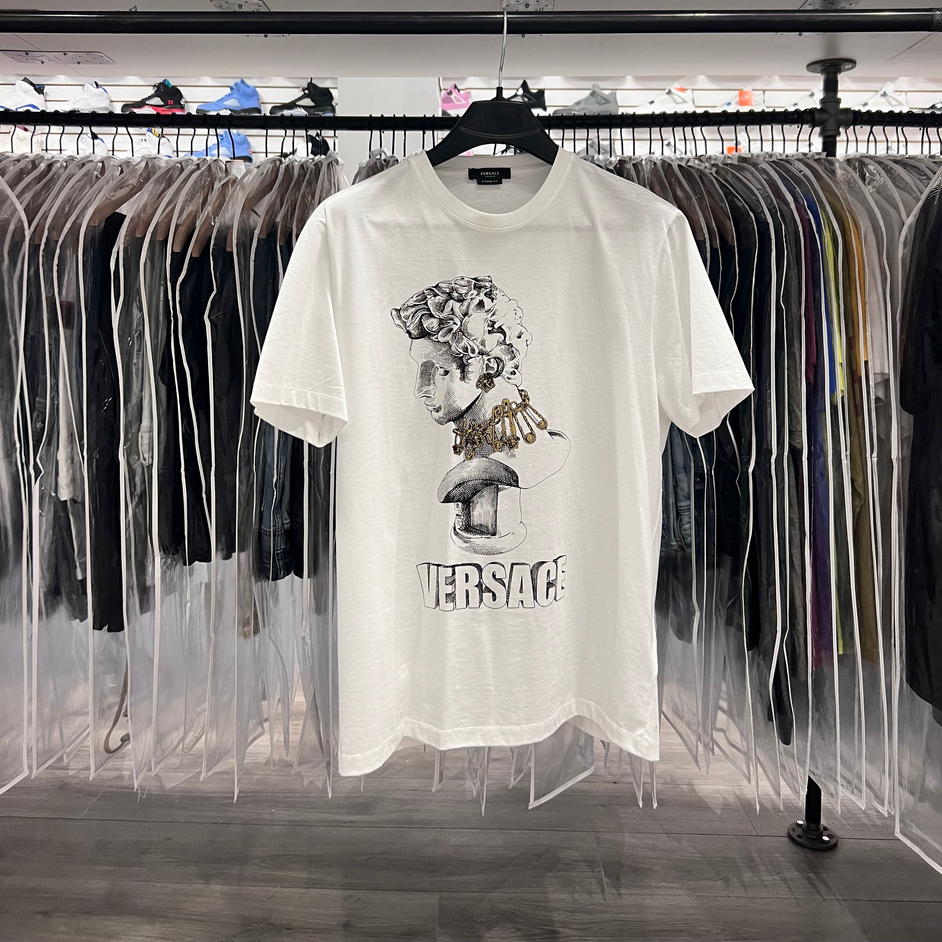 Versace Tee Statue White