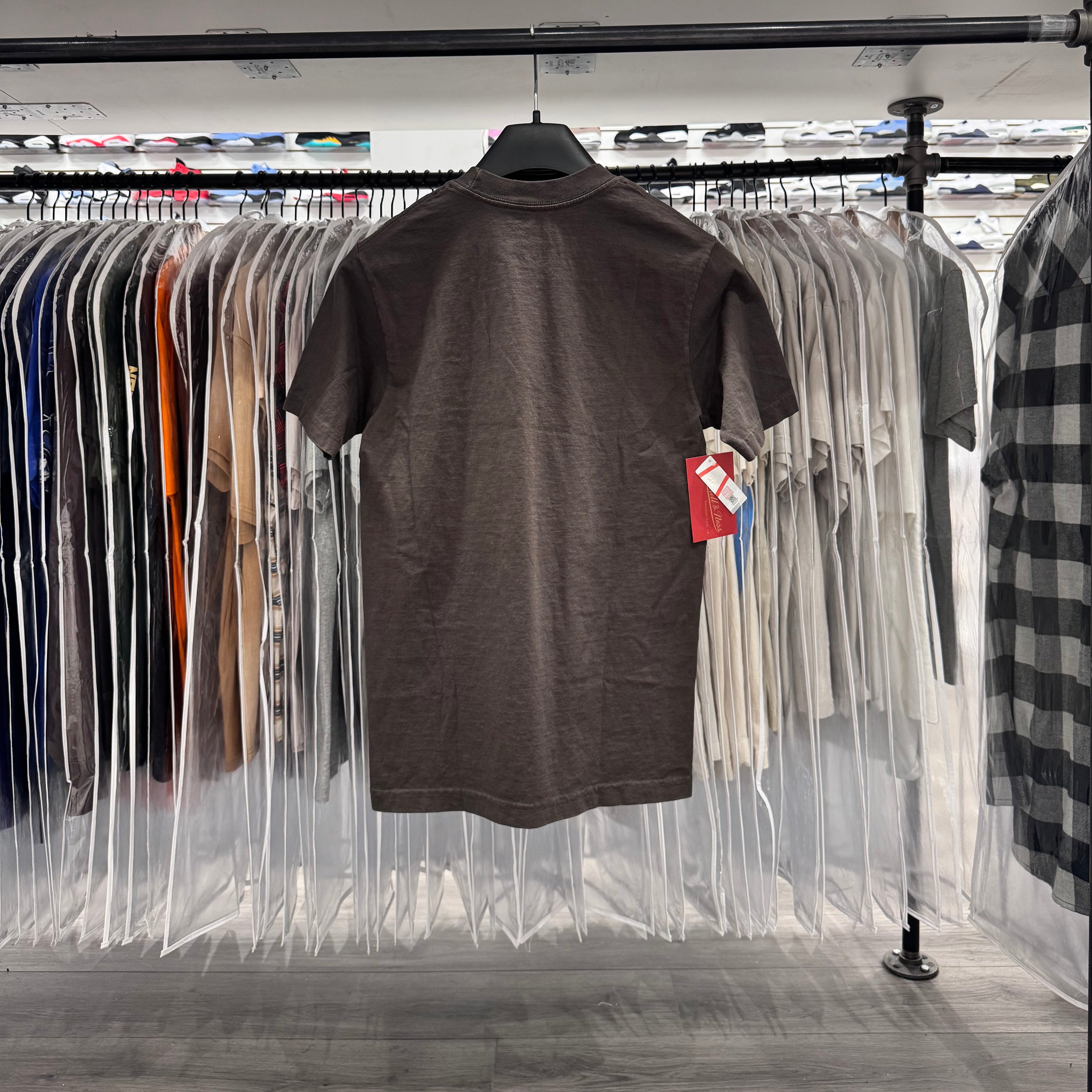 Travis Scott X Mitchell Ness Tee Brown Mississippi