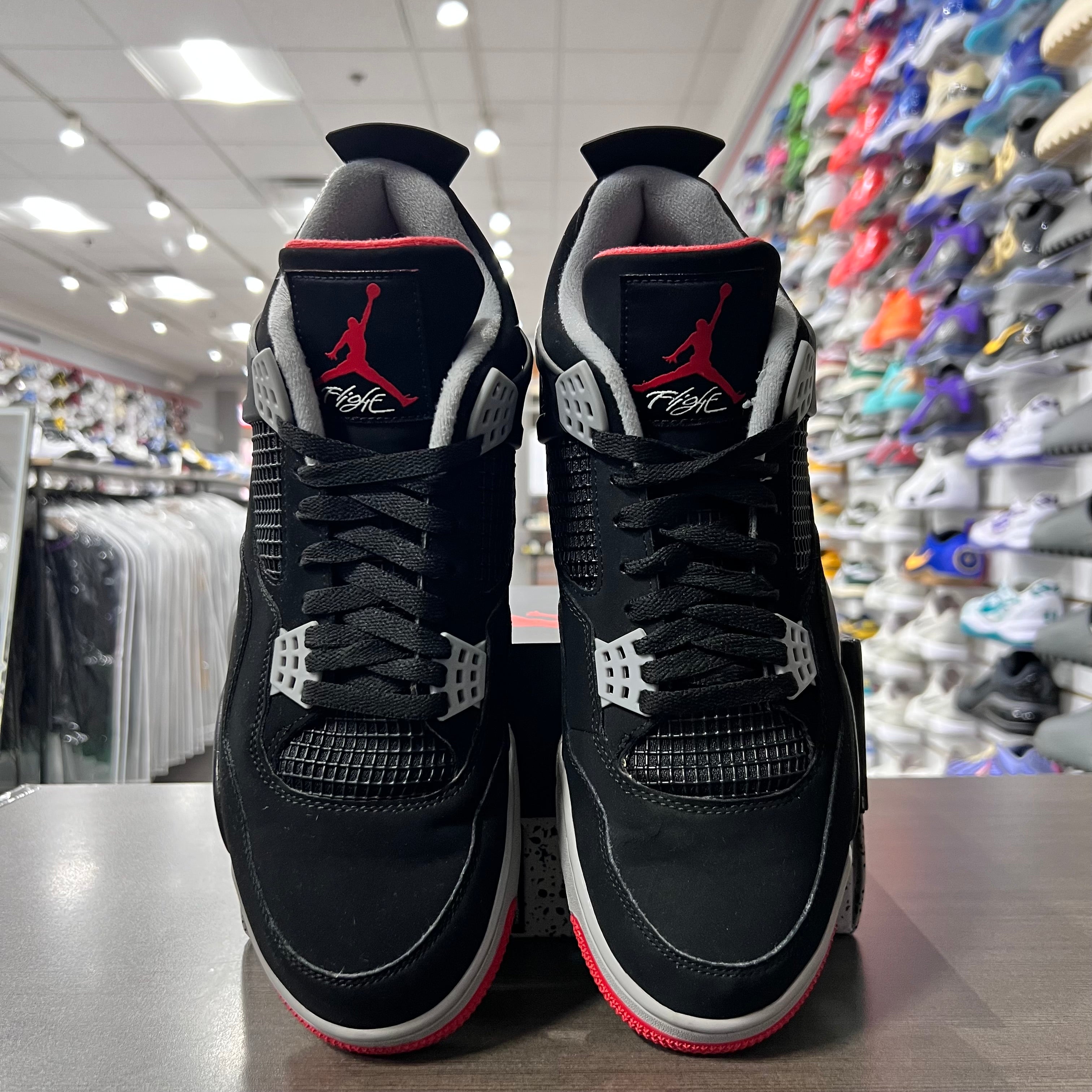 Jordan Retro 4 Bred Men's (2019)(Lightly Worn)