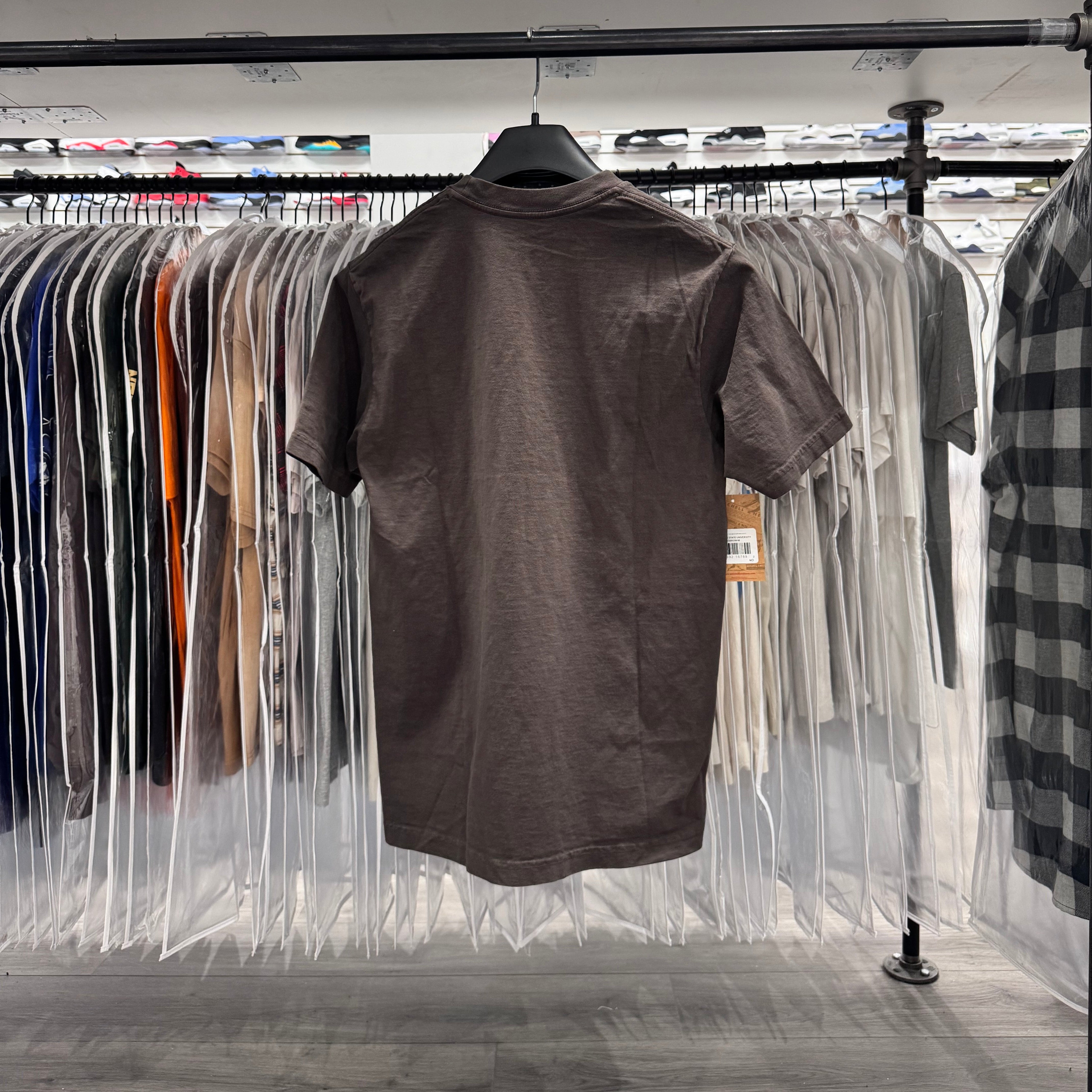 Travis Scott X Mitchell Ness Tee Brown Texas AM