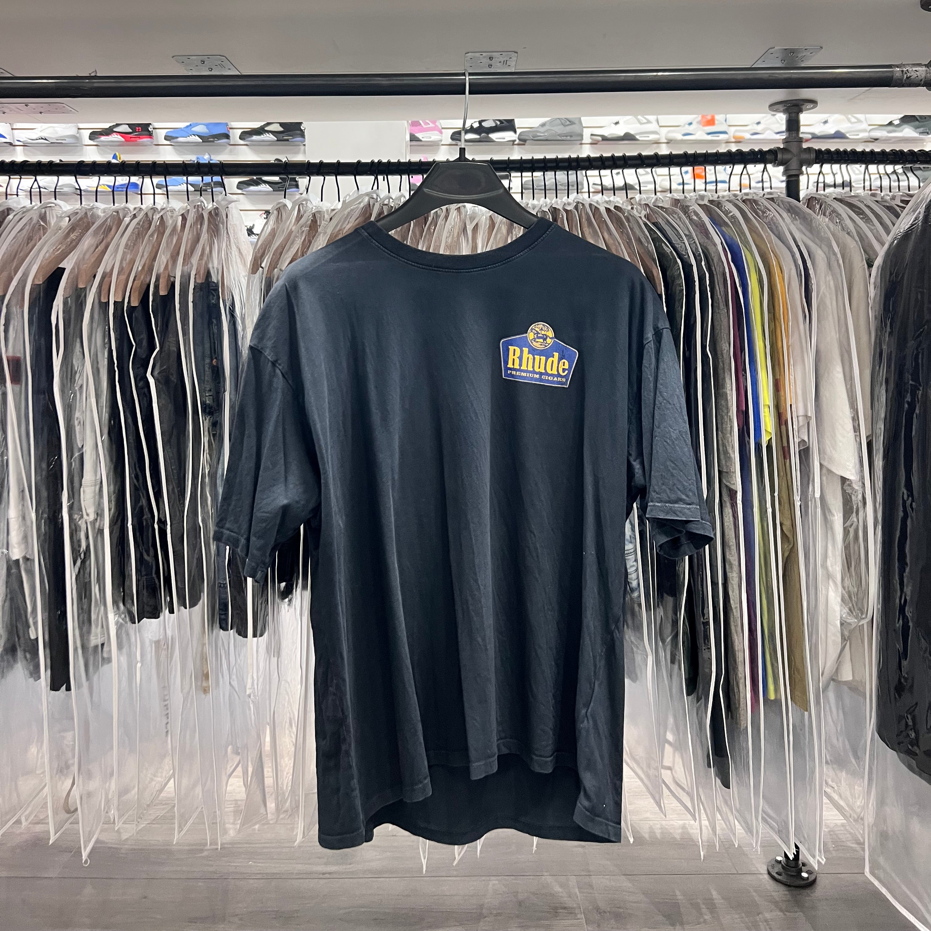 Rhude Cigars Tee Black (Lightly Worn)