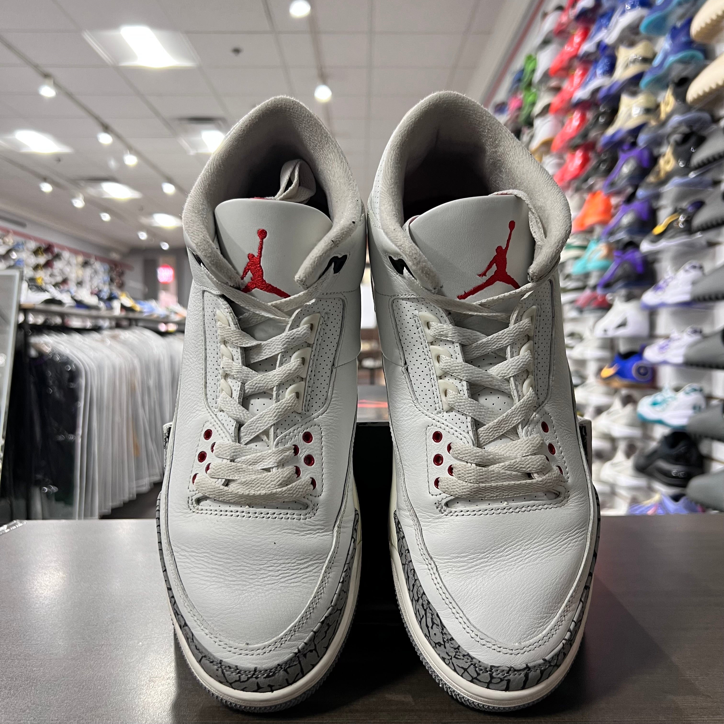 Jordan Retro 3 Men's White Cement Reimagined (Lightly Worn)