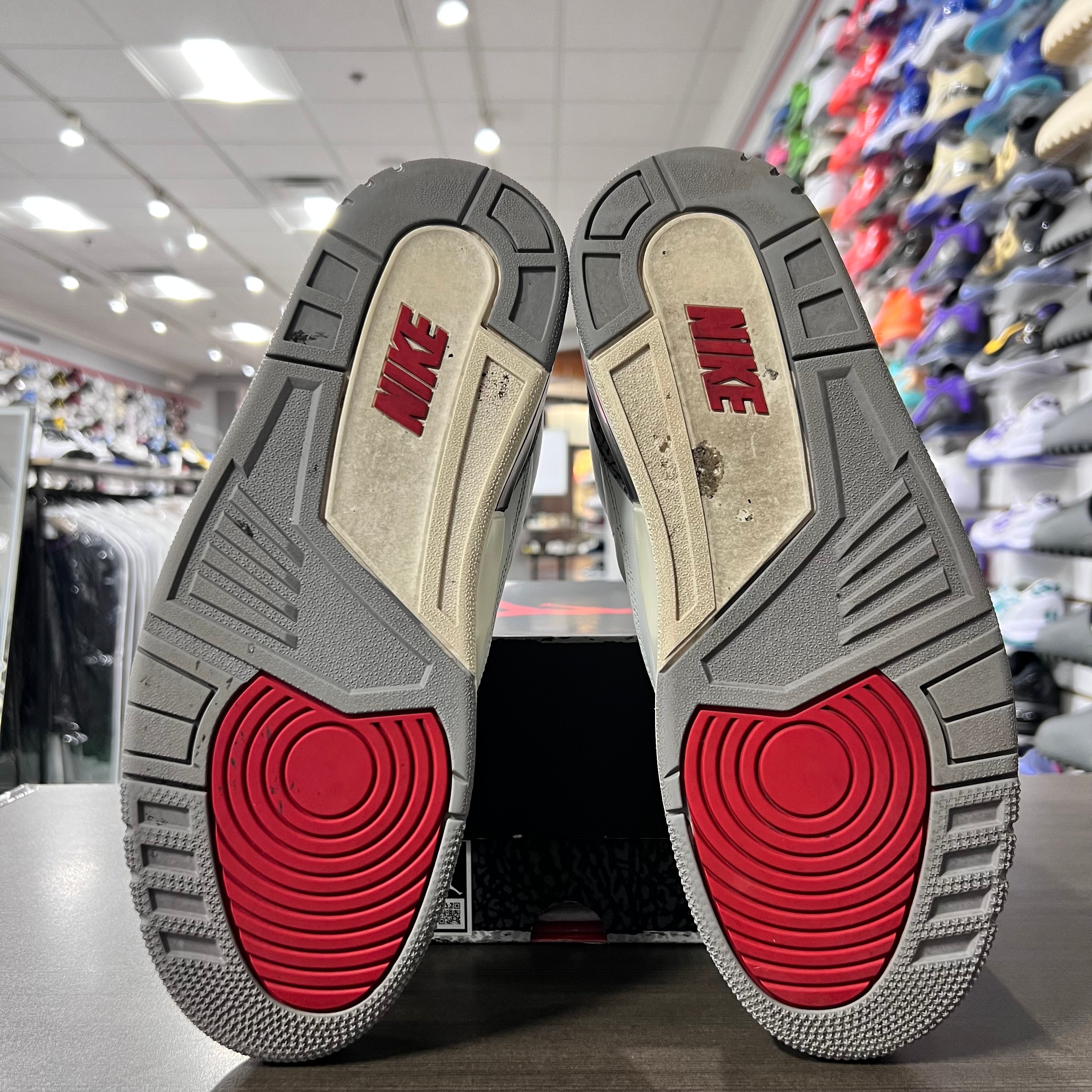 Jordan Retro 3 White Cement Reimagined (Lightly Worn)