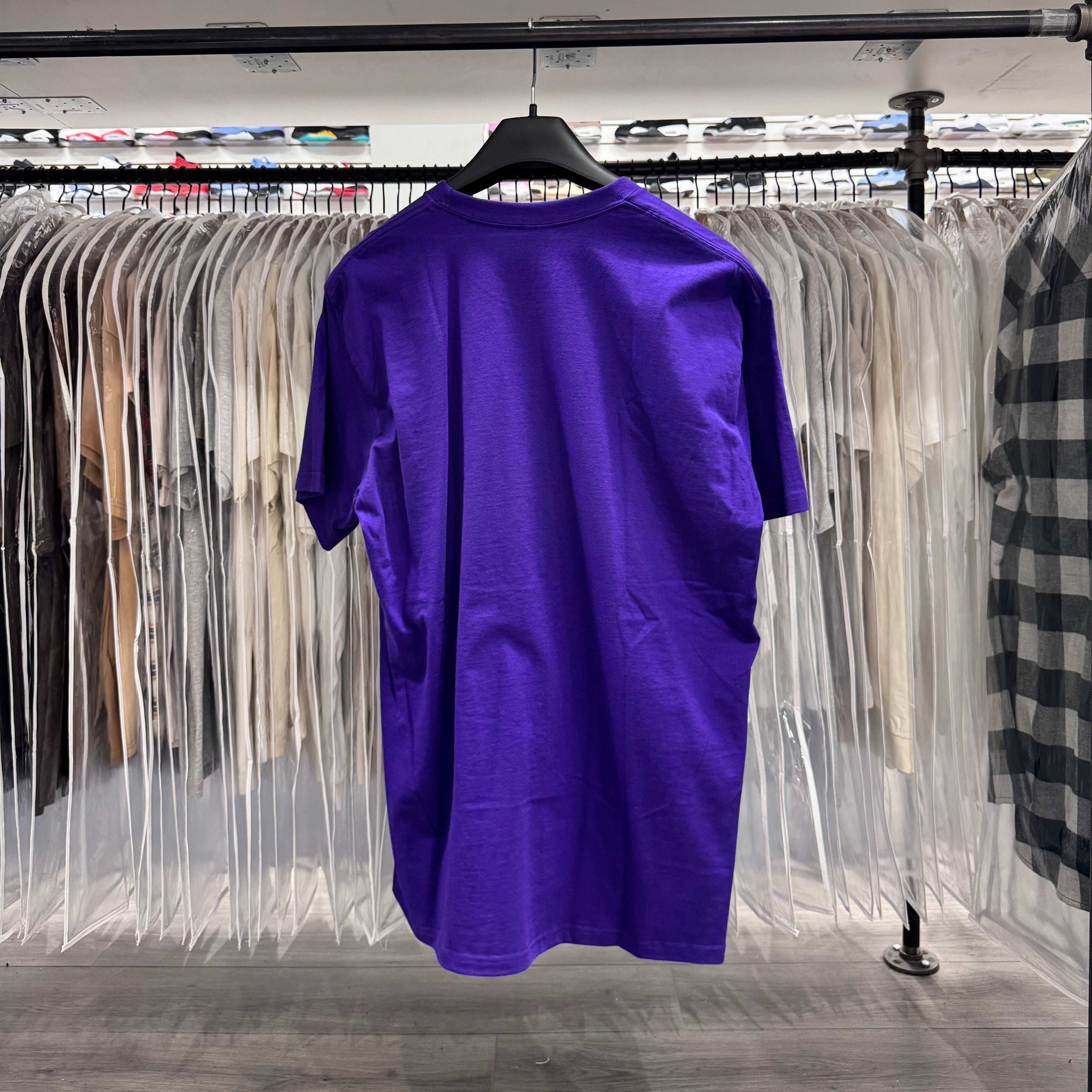 Supreme Box Logo Tee Camo Purple