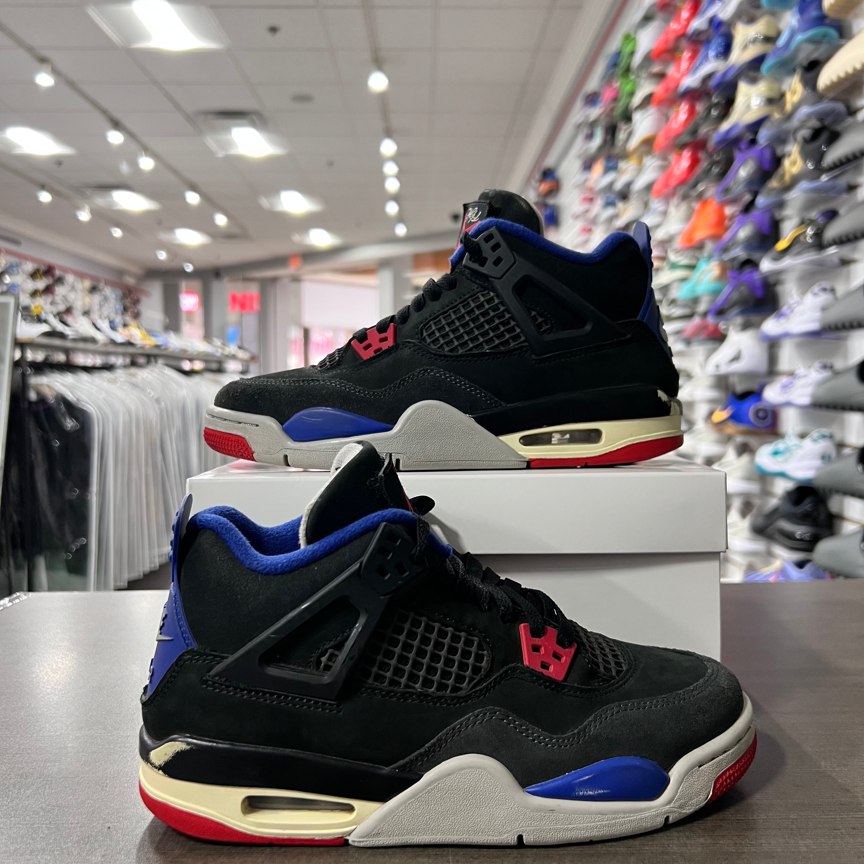 Jordan Retro 4 Gs Rare Air (Lightly Worn+Replacement Box)