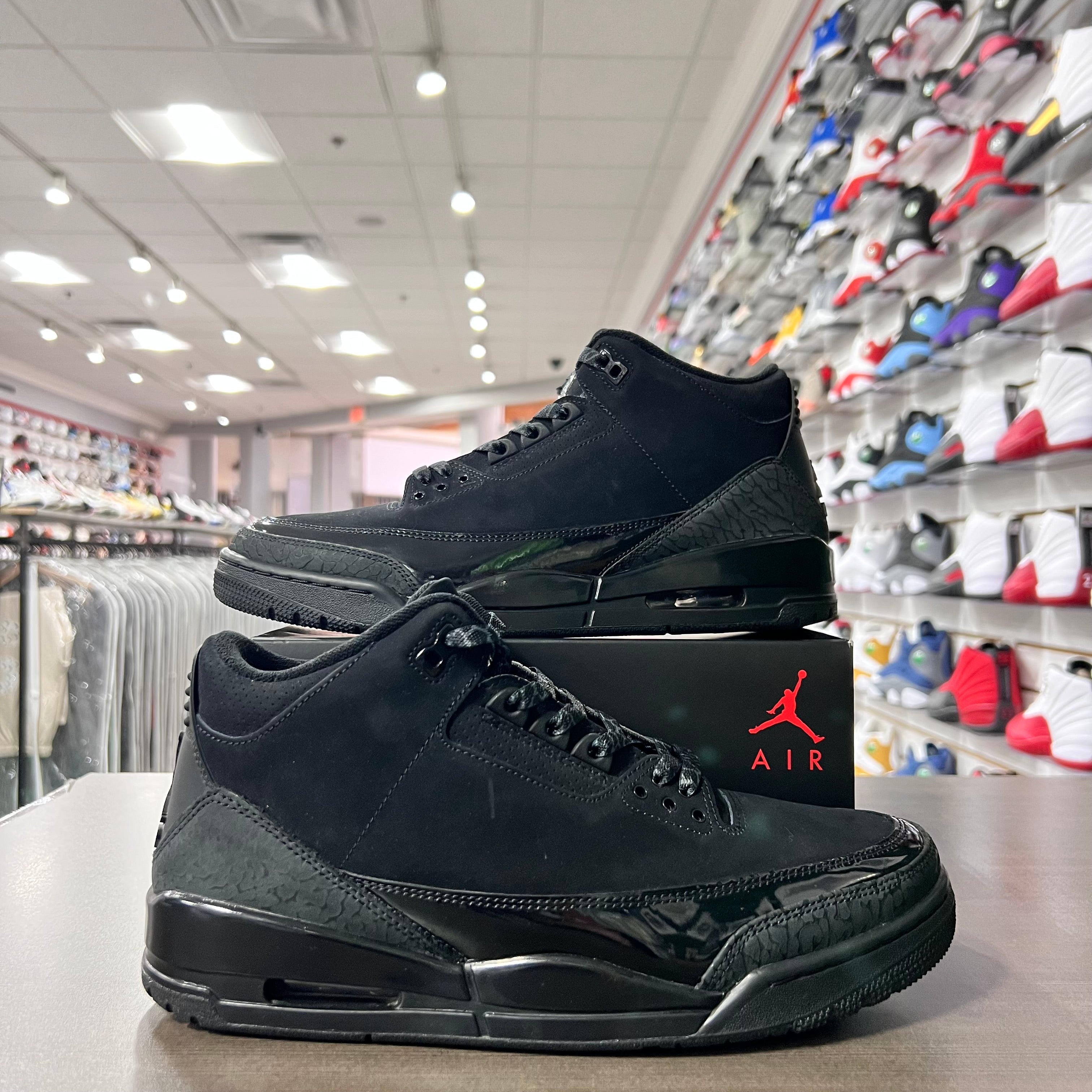 Jordan Retro 3 Mens Black Cat (Lightly Worn)