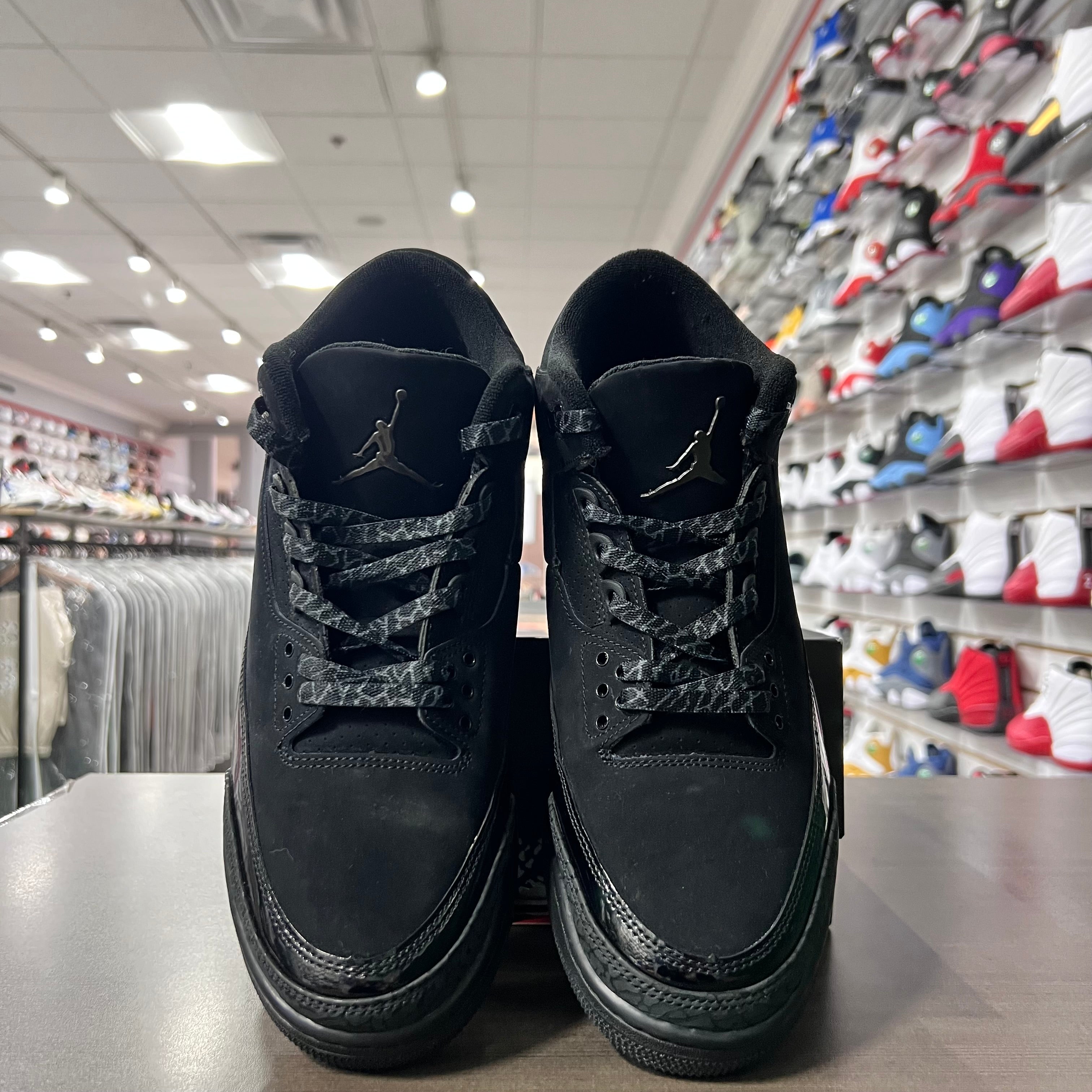 Jordan Retro 3 Mens Black Cat (Lightly Worn)