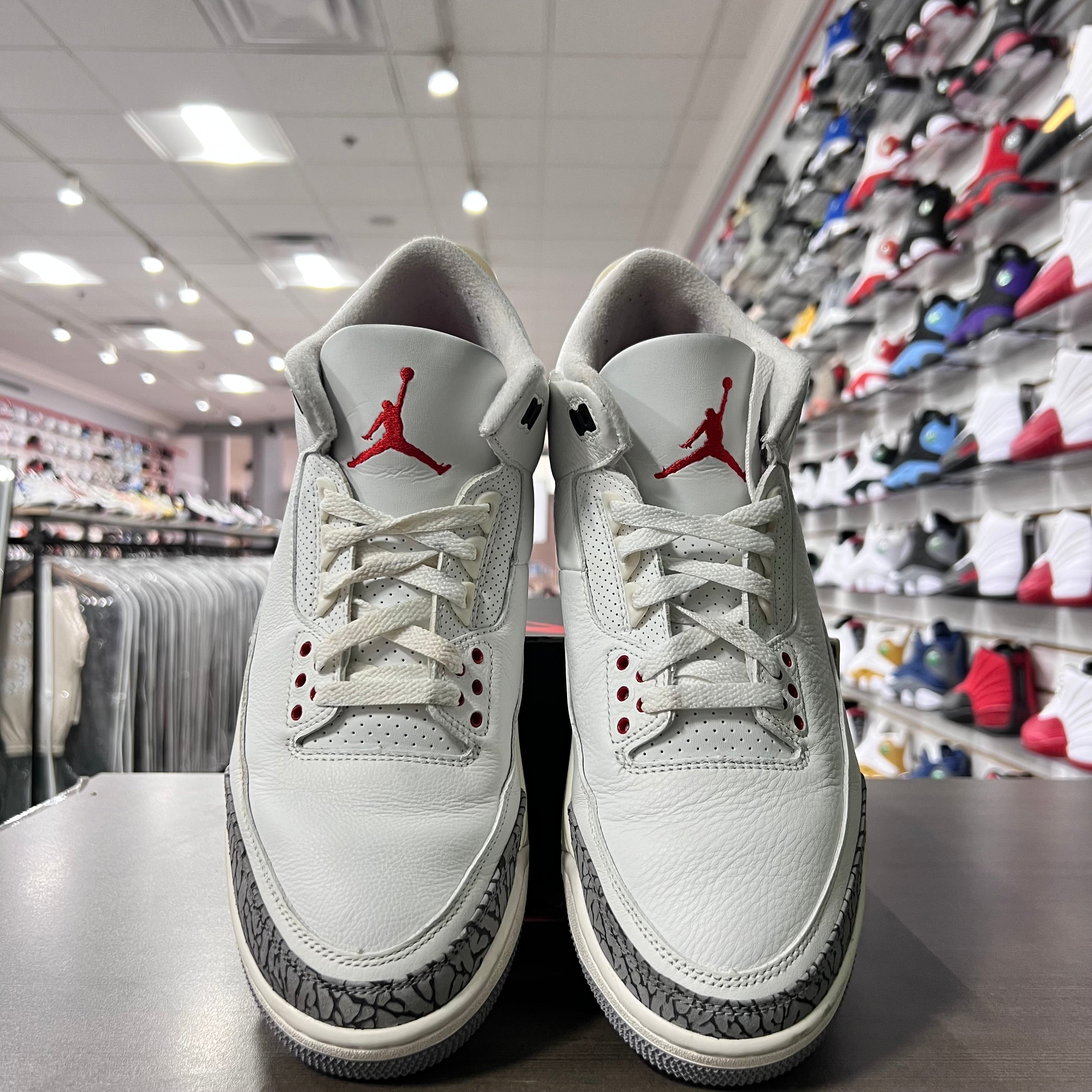 Jordan Retro 3 Mens White Cement Reimagined (Lightly Worn)