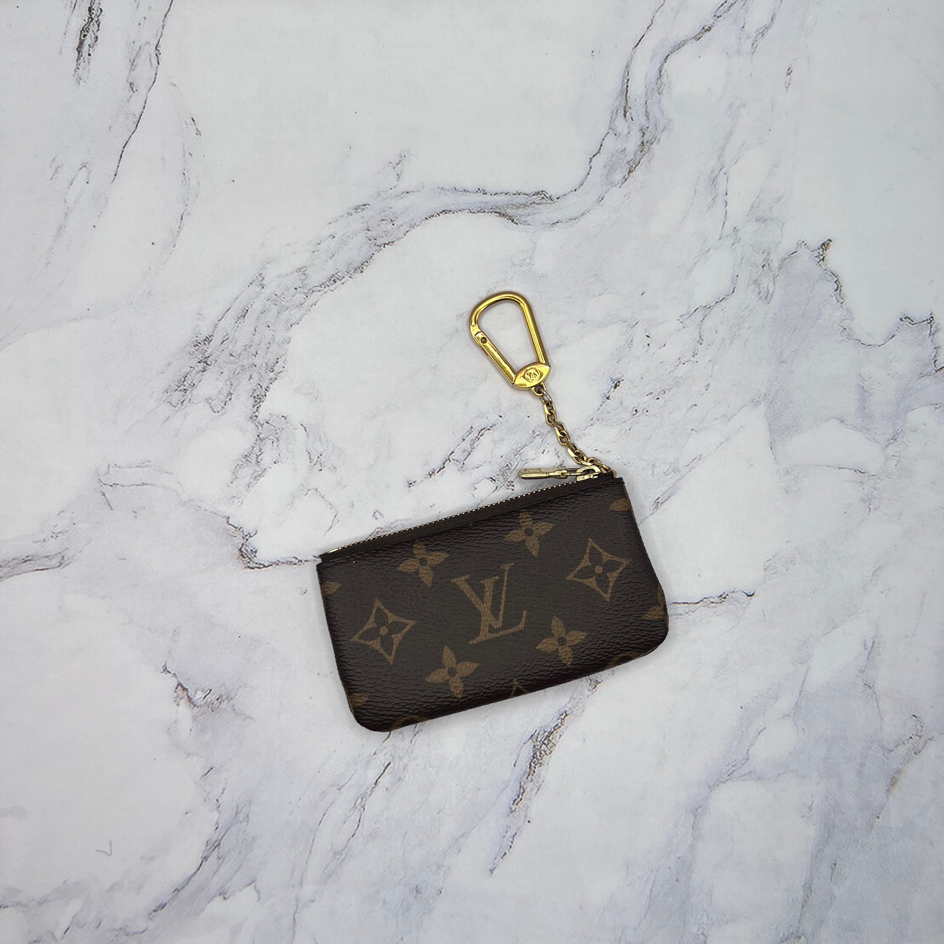 Louis Vuitton Brown Monogram Coin Purse (Lightly Worn)