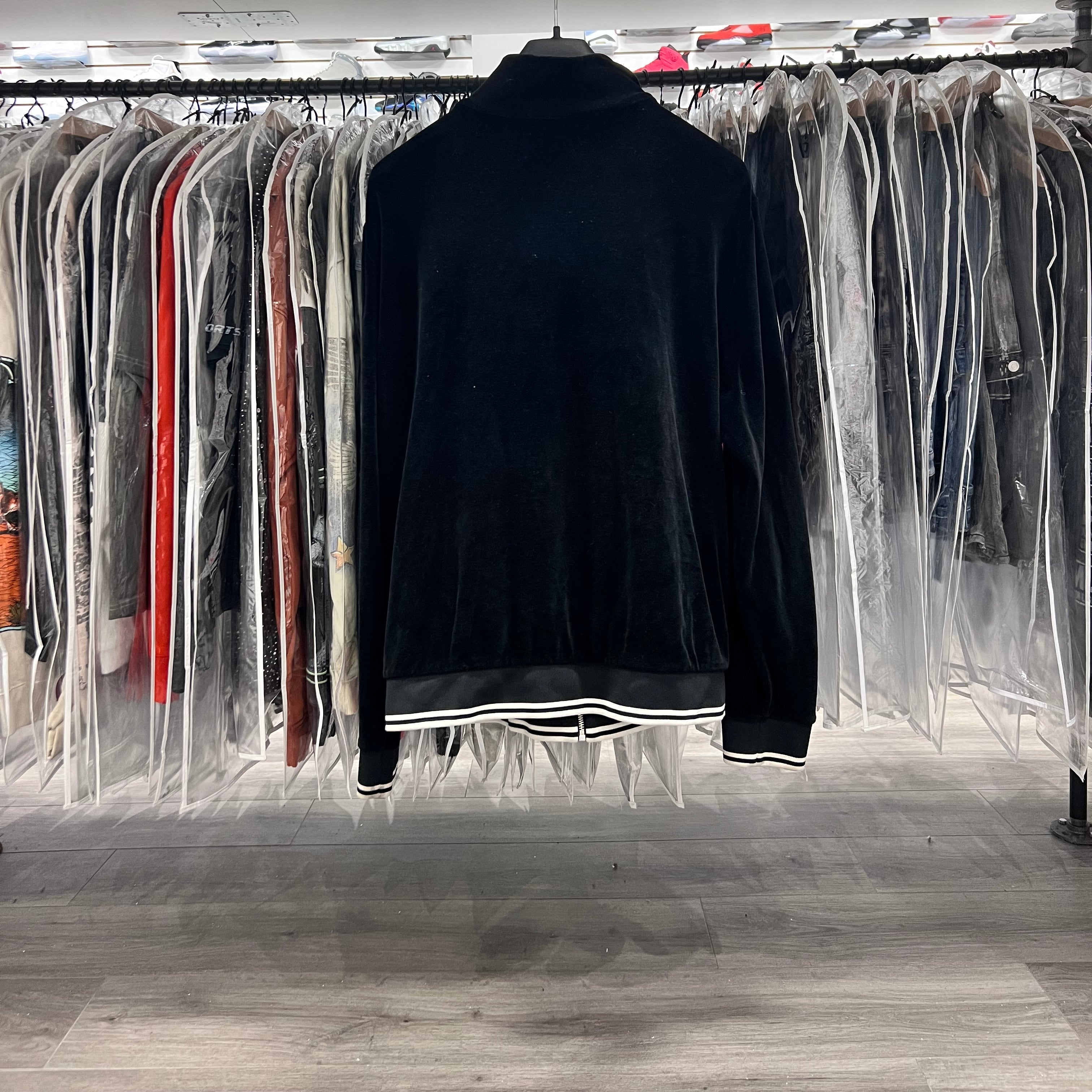Moncler Velvet Cardigan Black (Lightly Worn)