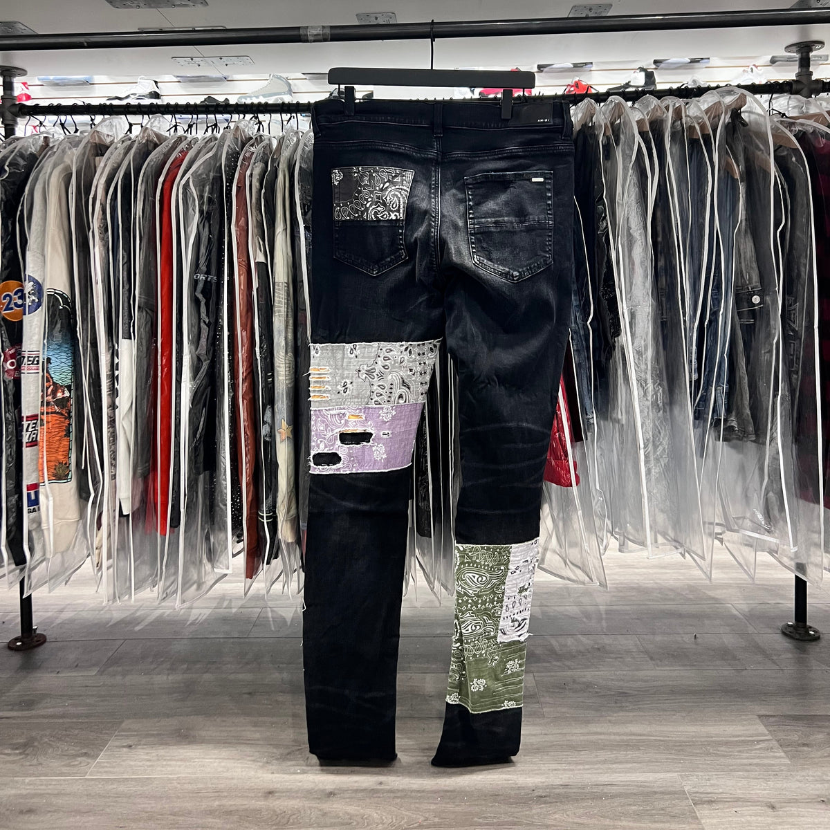 Amiri Multicolor Paisley Jeans (Lightly Worn)