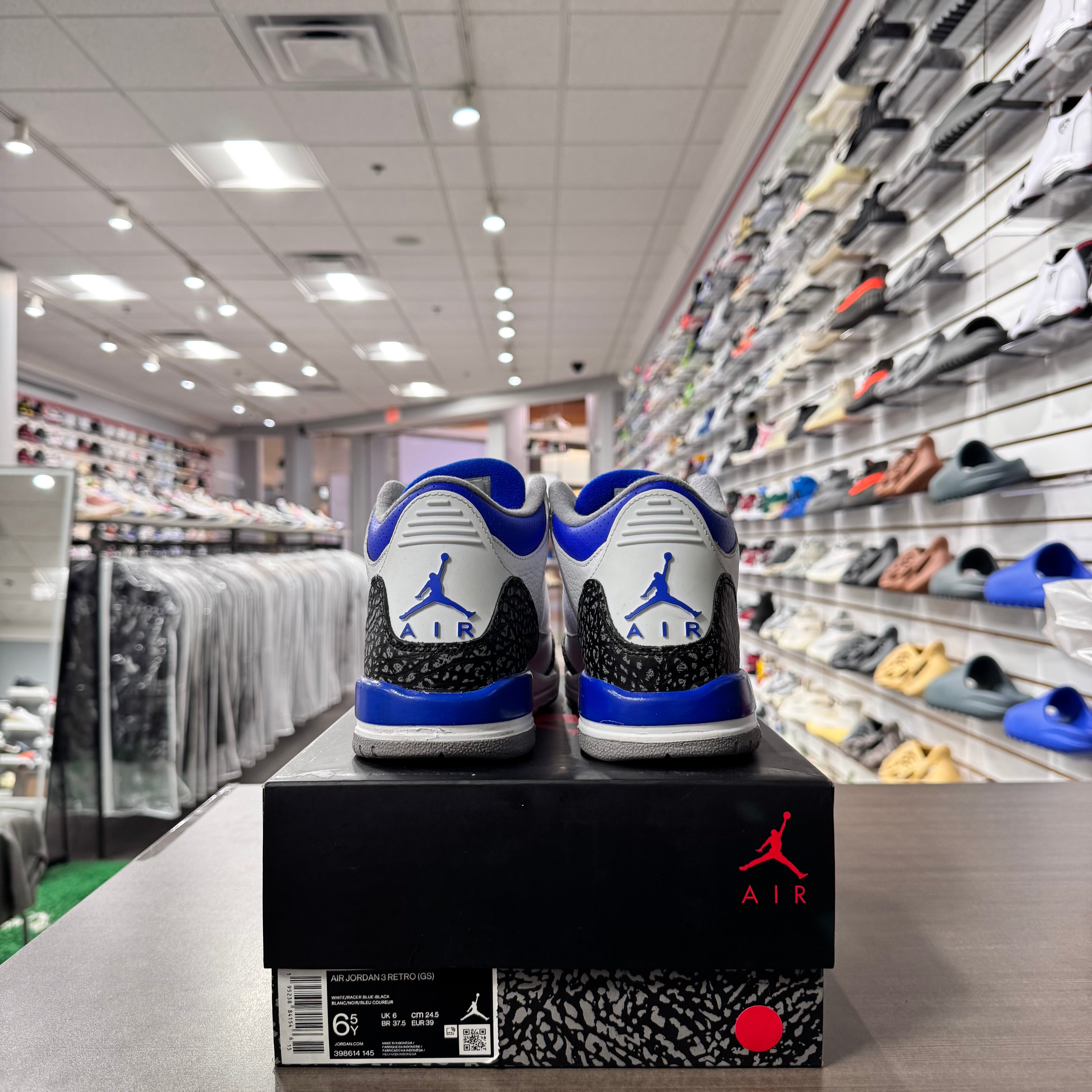 Jordan Retro 3 Gs Racer Blue (Lightly Worn)