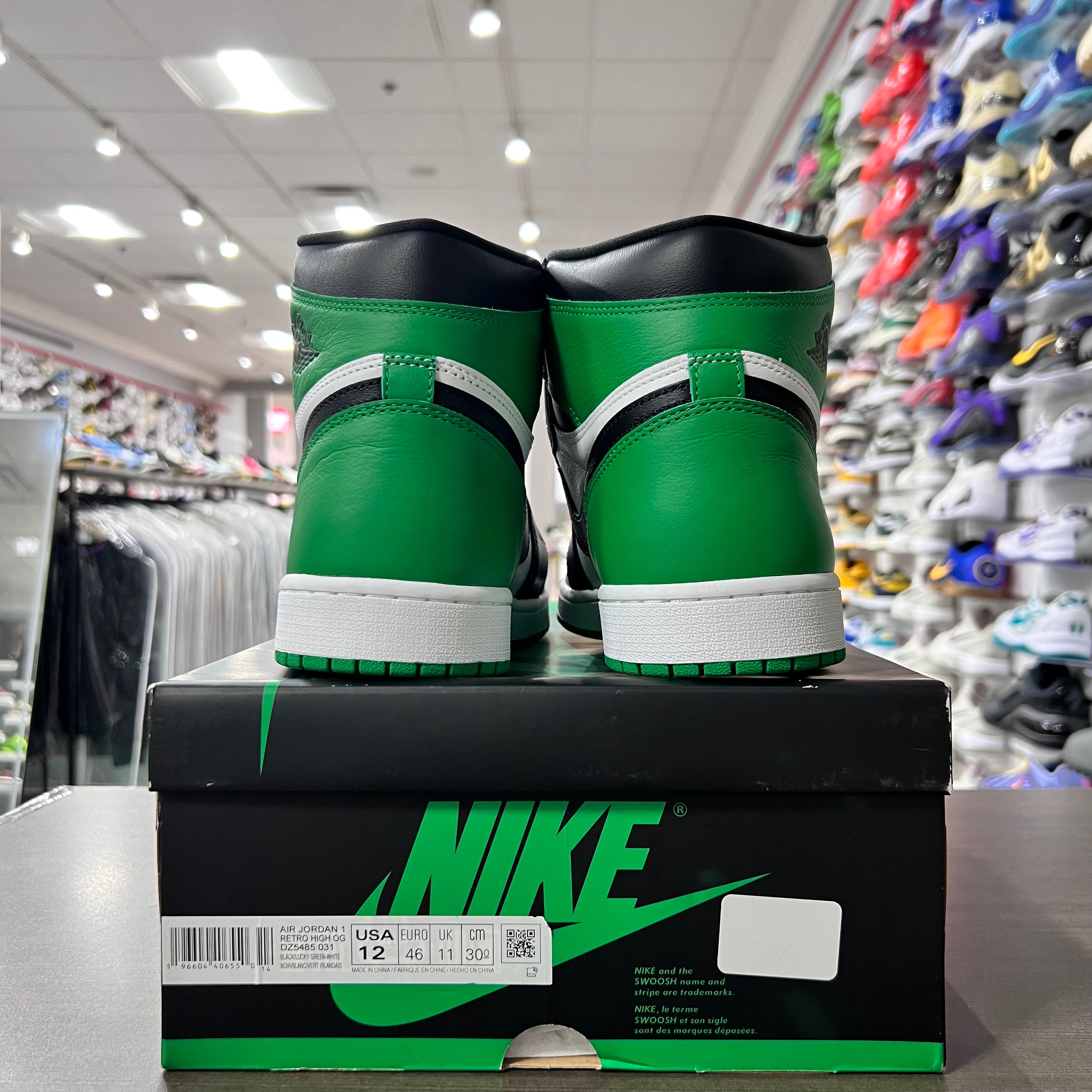 Jordan Retro 1 Lucky Green (Lightly Worn)