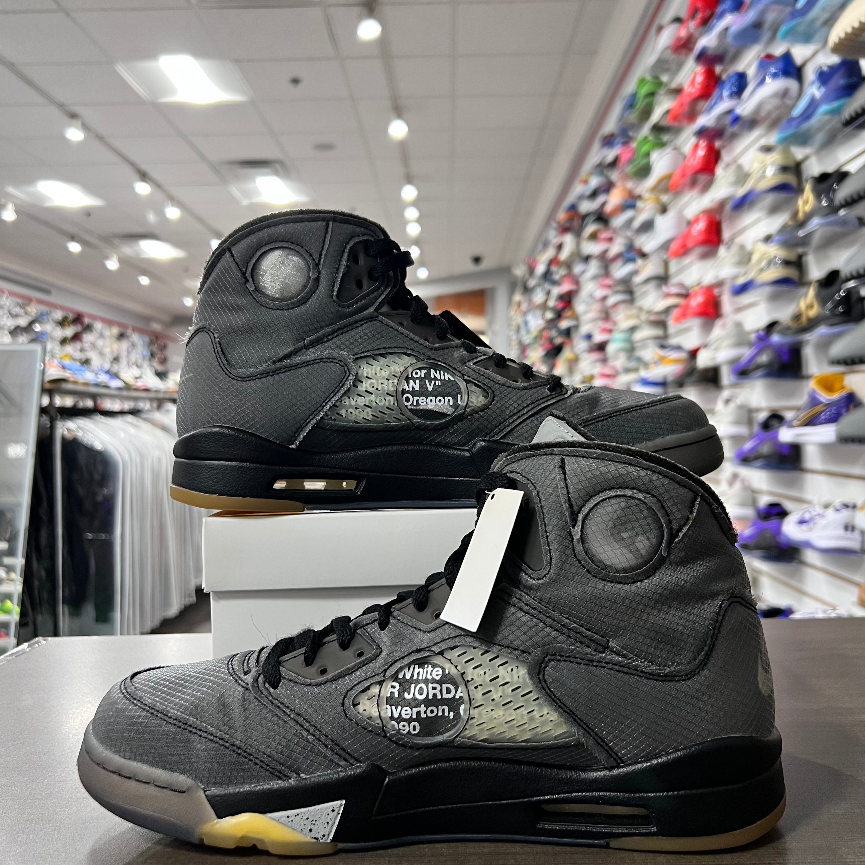 Jordan Retro 5 Mens Off-White Muslin (Lightly Worn+Replacement Box)