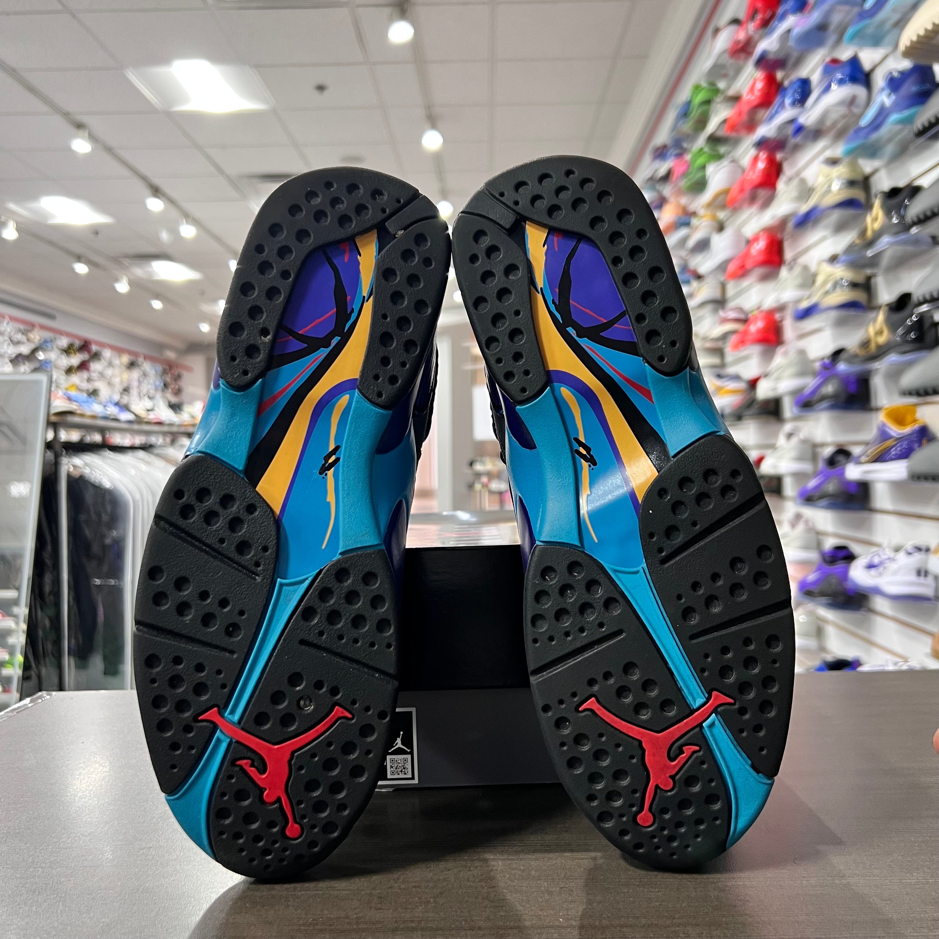 Jordan Retro 8 Men's Aqua (Lightly Worn)
