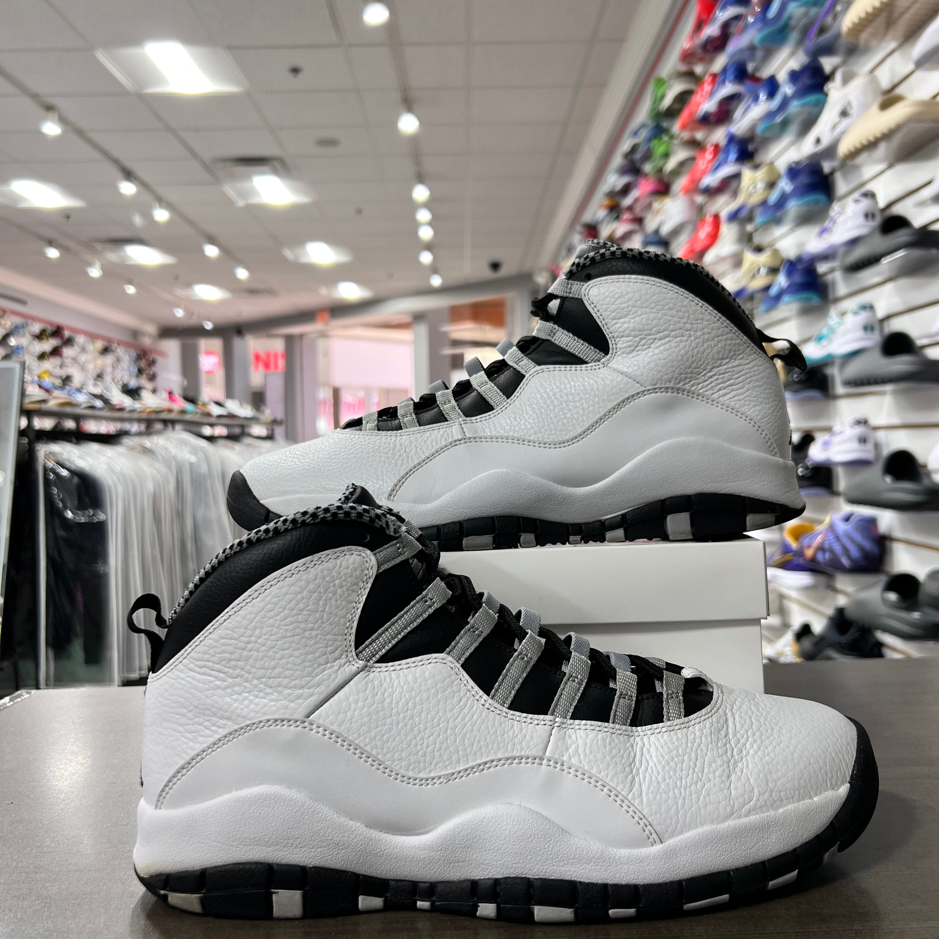 Jordan Retro 10 Mens Steel (2013)(Lightly worn+Replacement Box)