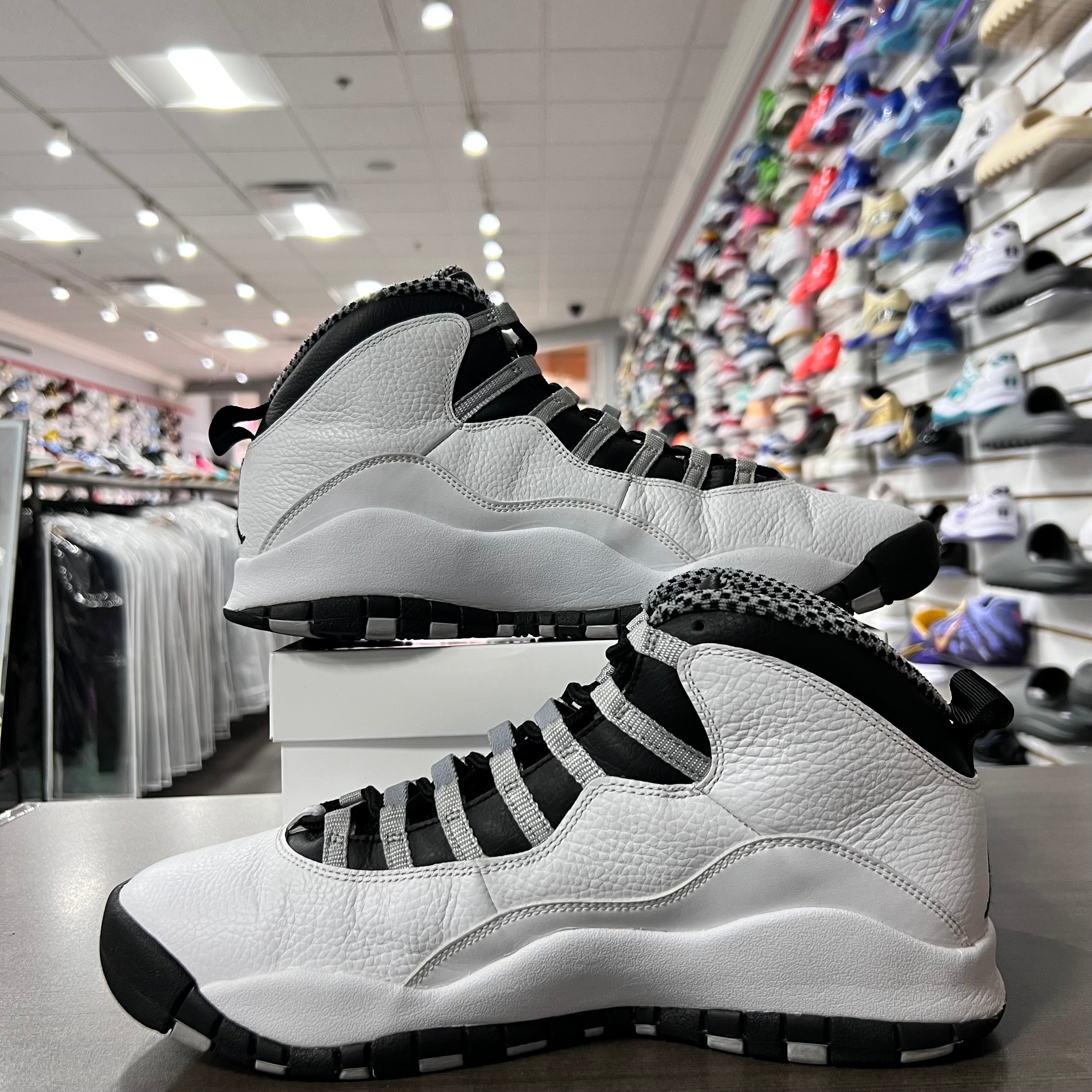 Jordan Retro 10 Mens Steel (2013)(Lightly worn+Replacement Box)
