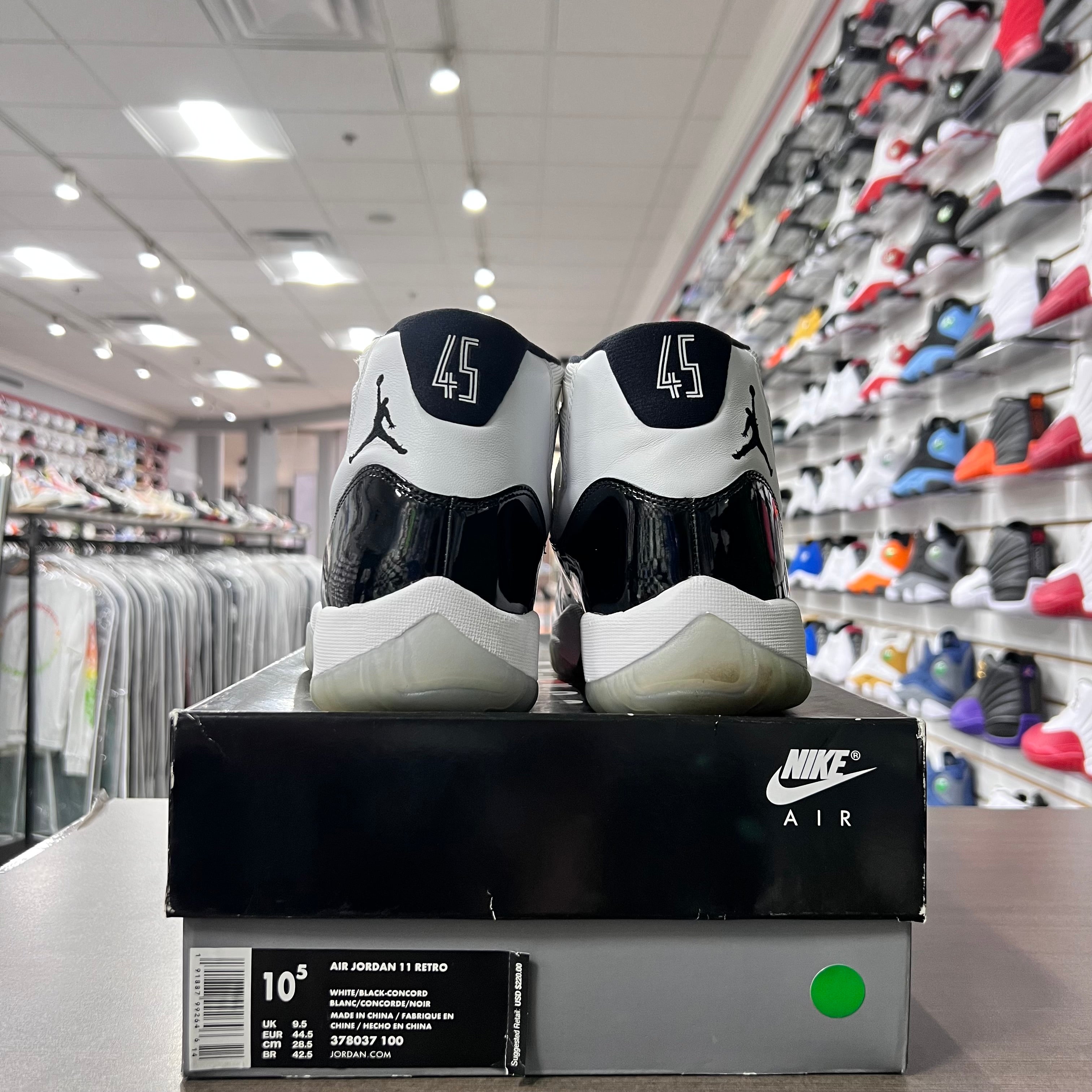 Jordan Retro 11 Mens Concord (Lightly Worn)