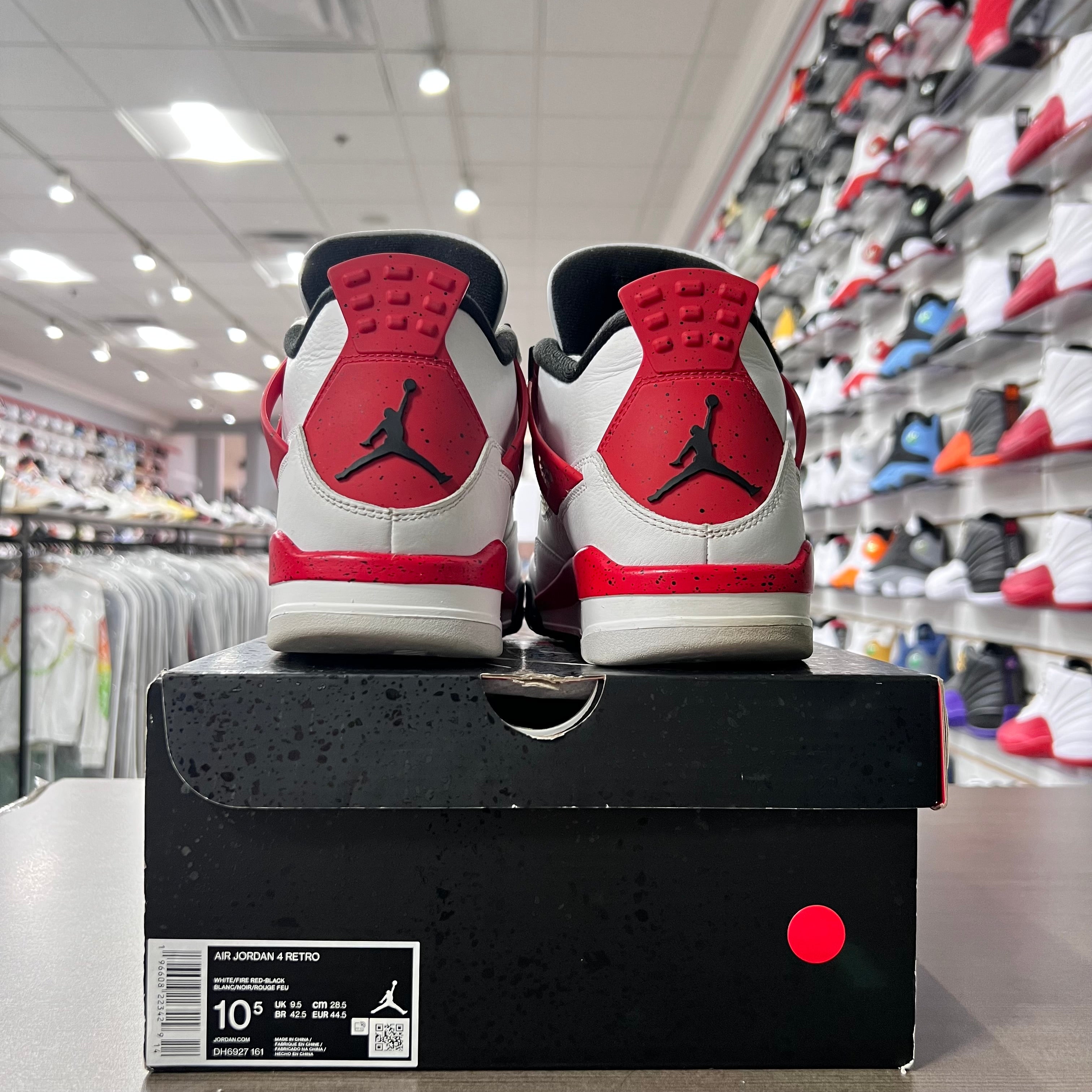 Jordan Retro 4 Mens Red Cement (Lightly Worn)