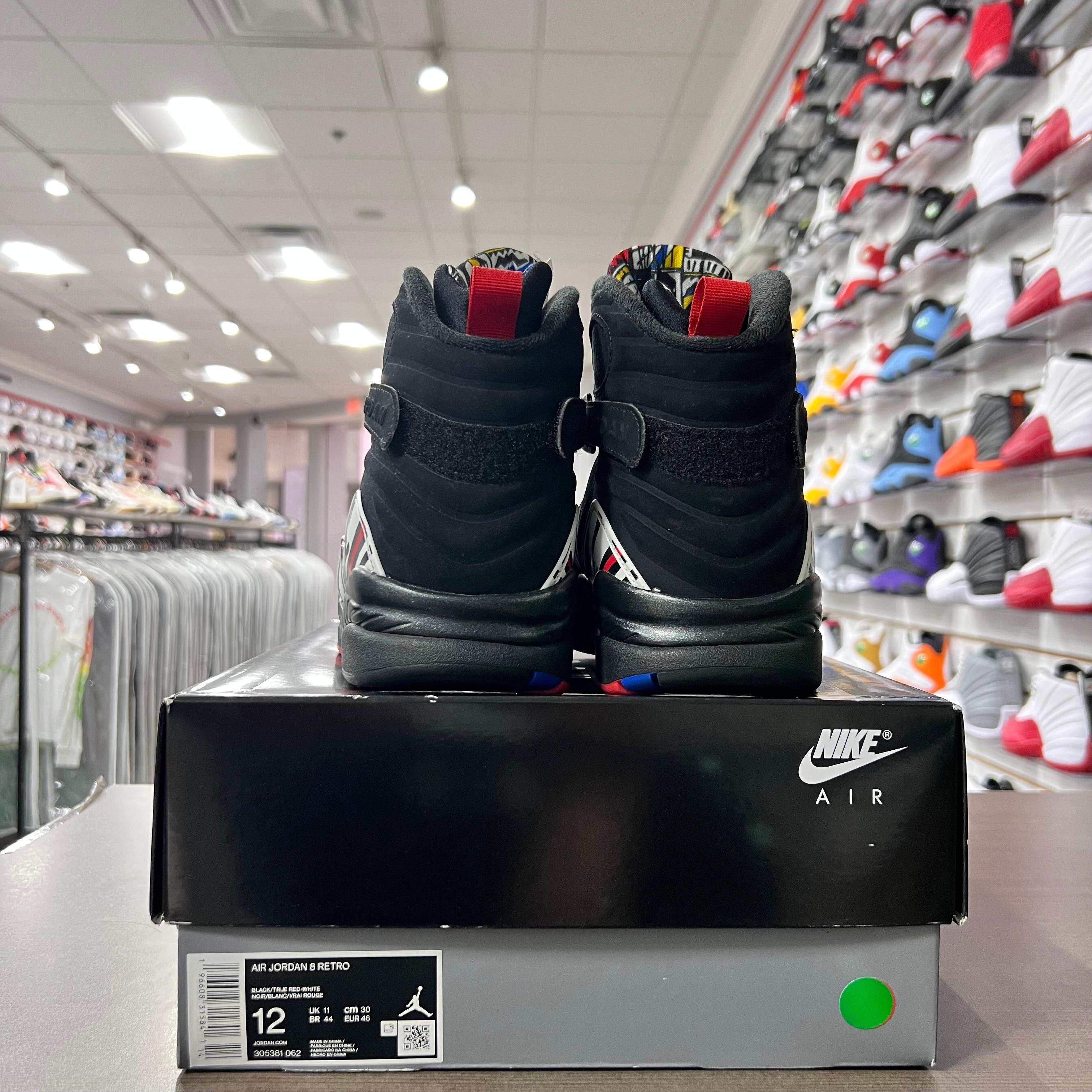 Jordan Retro 8 Mens Playoffs (Lightly Worn)