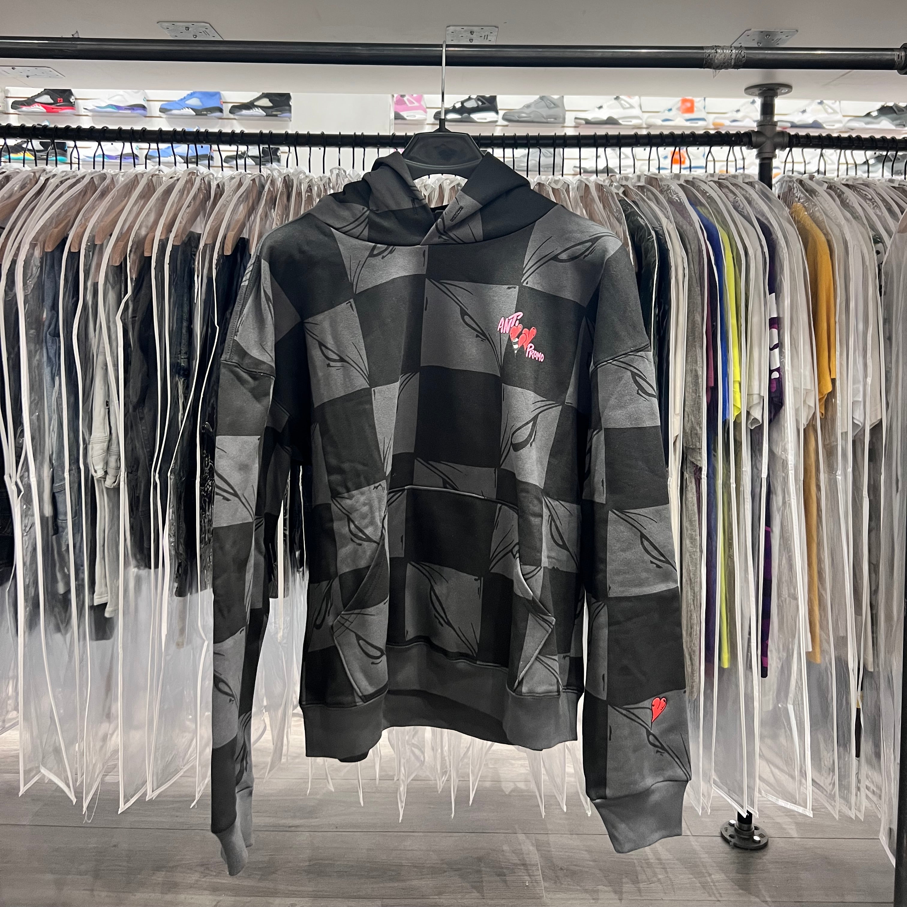 Matty Boy Anti Promo Hoodie Black Grey