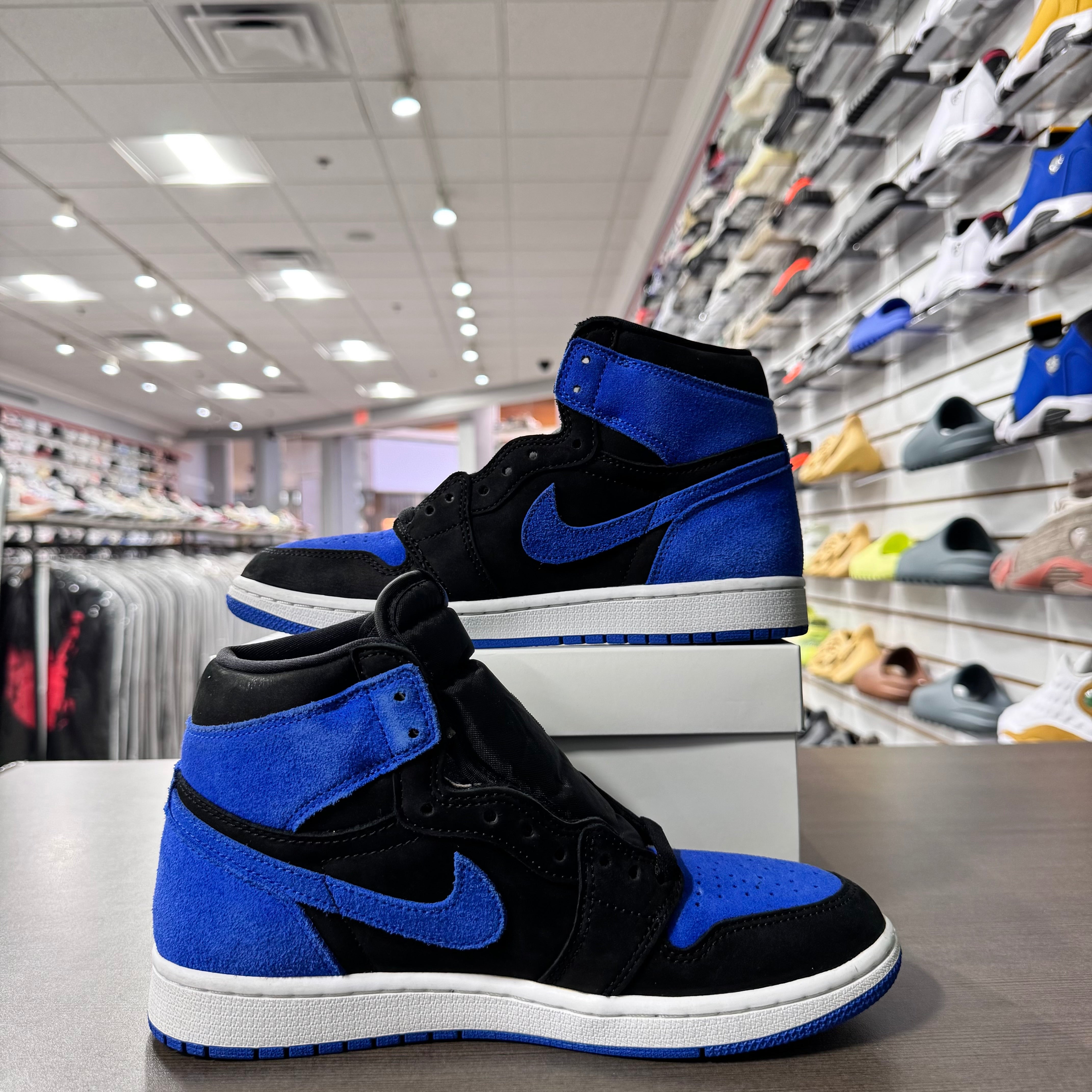 Jordan Retro 1 High Og Mens Royal Reimagined (Lightly Worn + Replacement Box)