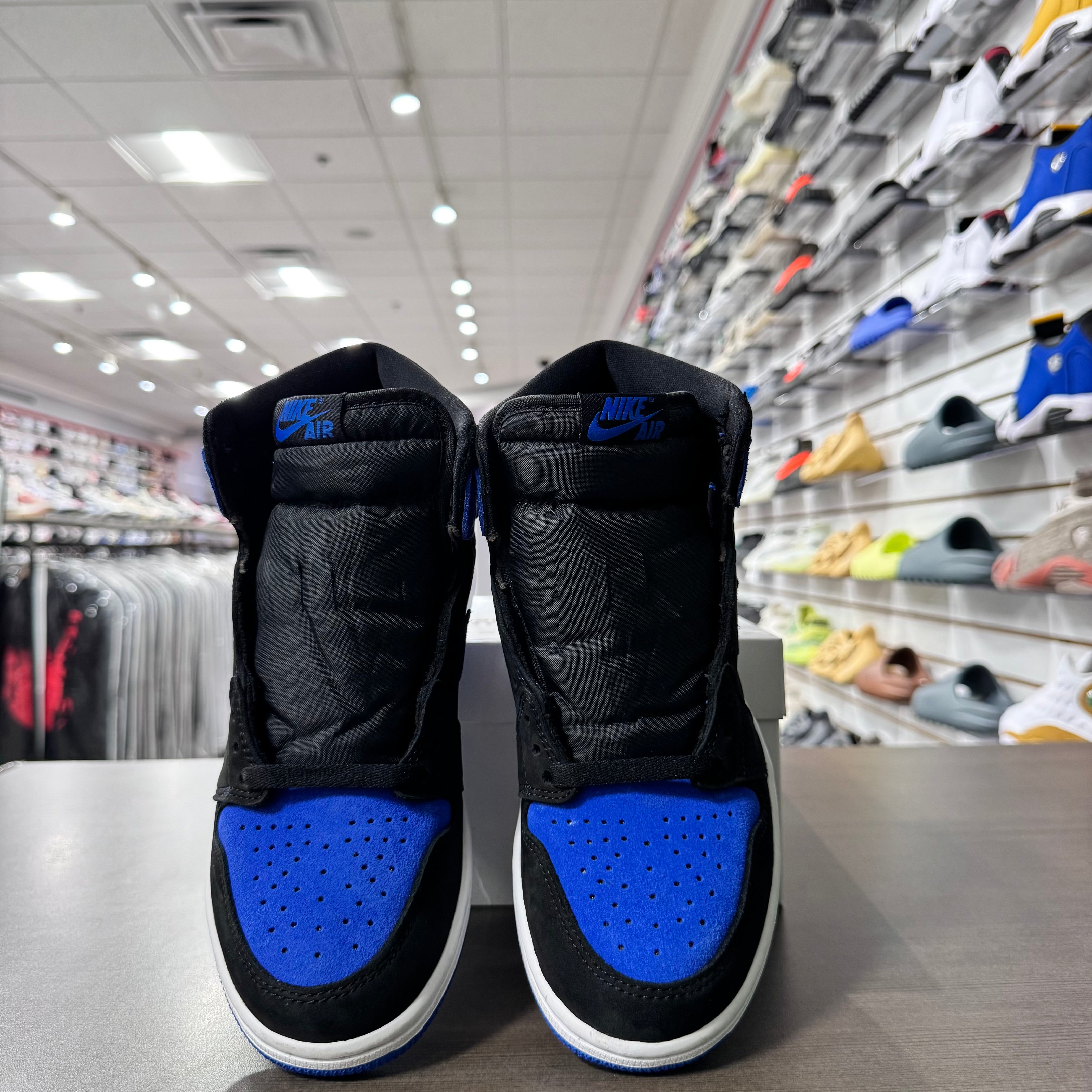Jordan Retro 1 High Og Mens Royal Reimagined (Lightly Worn + Replacement Box)