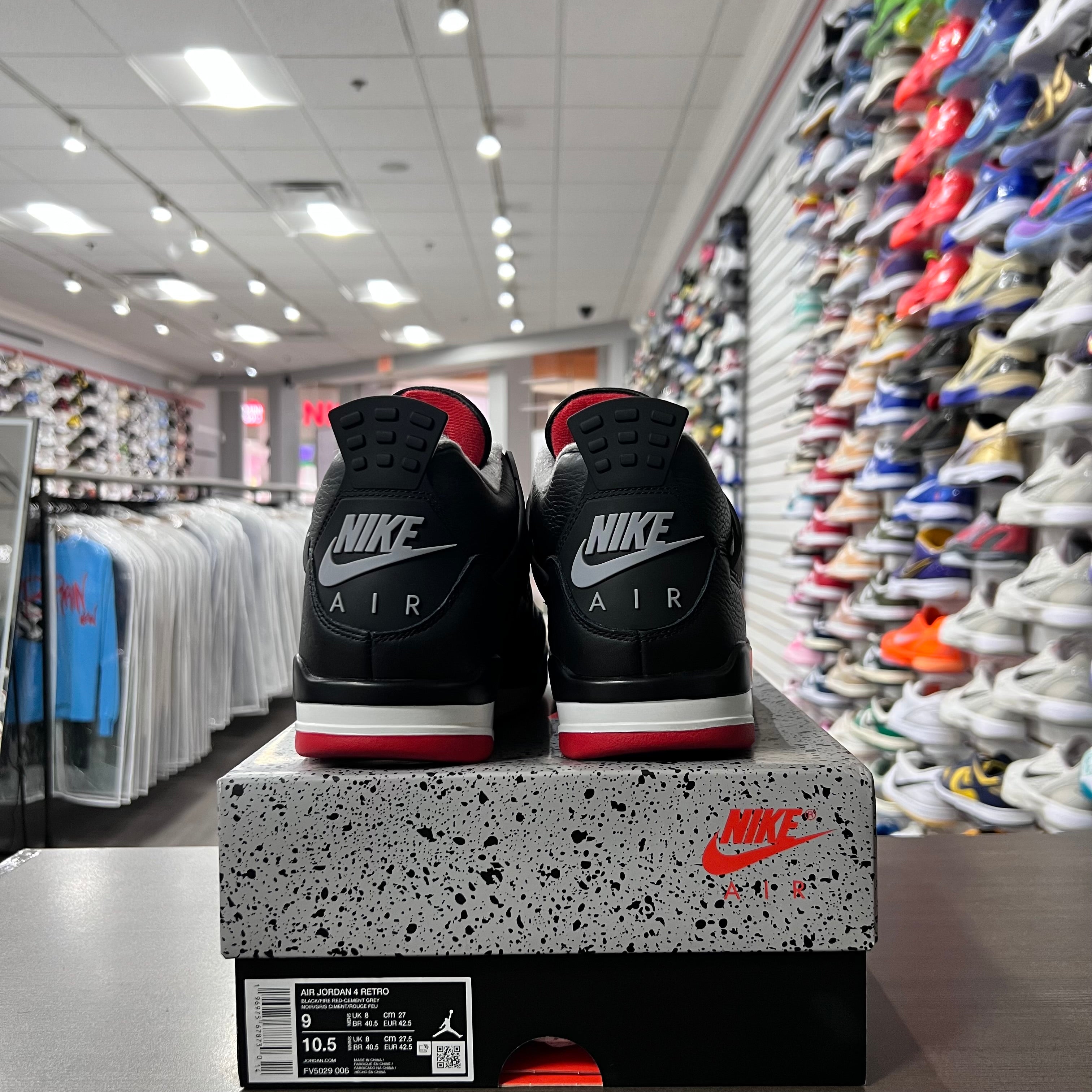 Jordan Retro 4 Mens Bred Reimagined (Lightly Worn)
