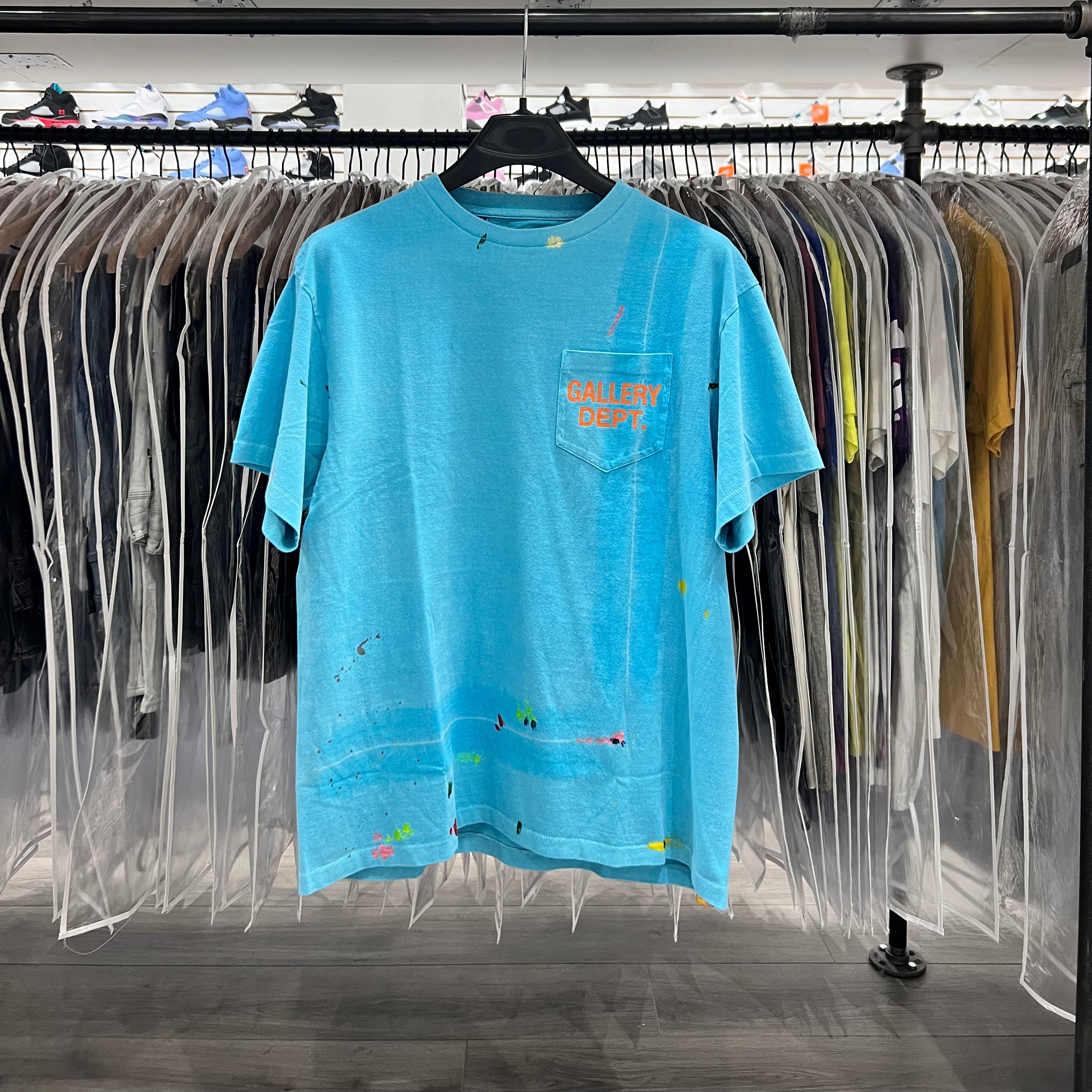 Gallery Dept Vintage Painters Tee Turquoise (Lightly Worn)