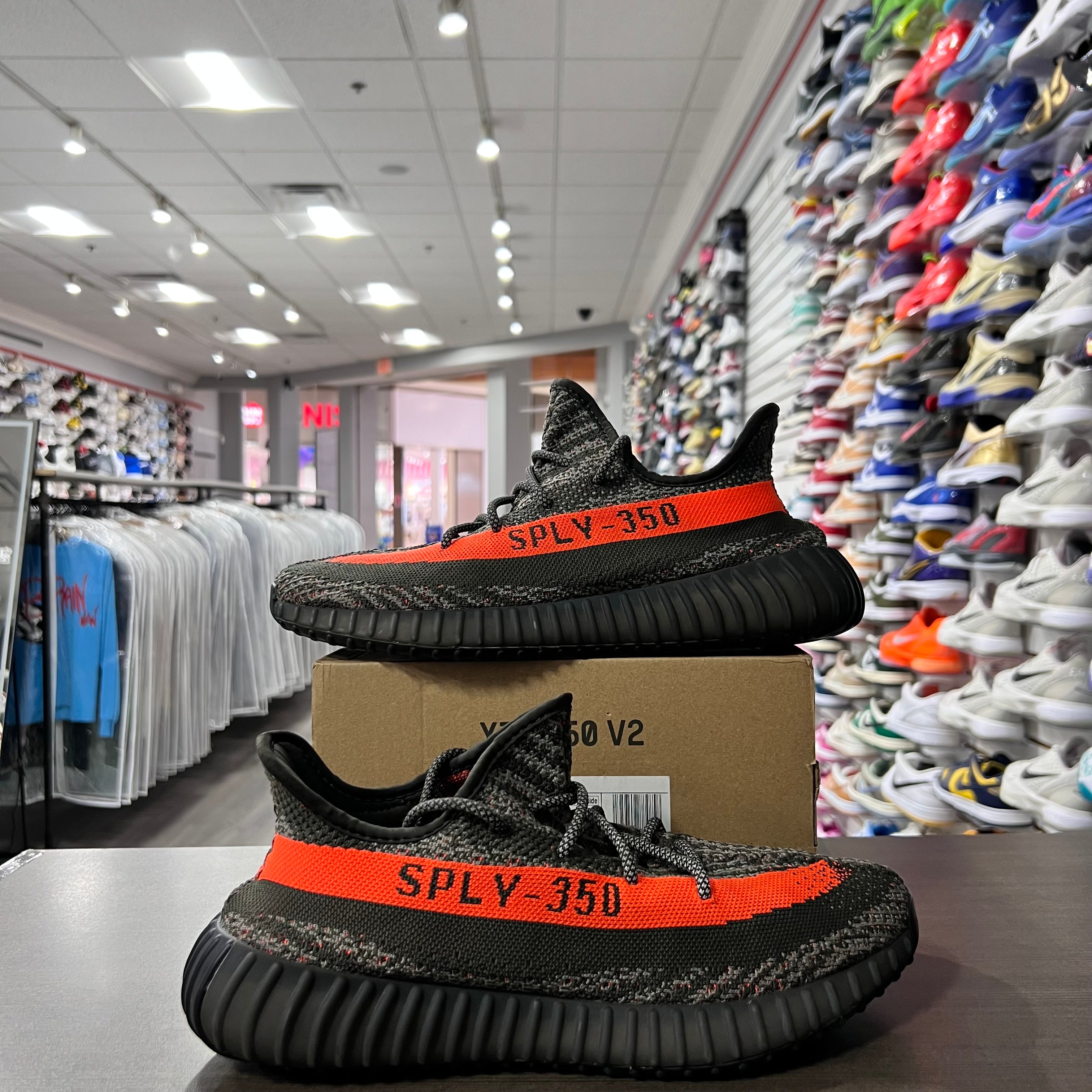 Adidas Yeezy Boost 350 V2 Carbon Beluga (Lightly Worn)