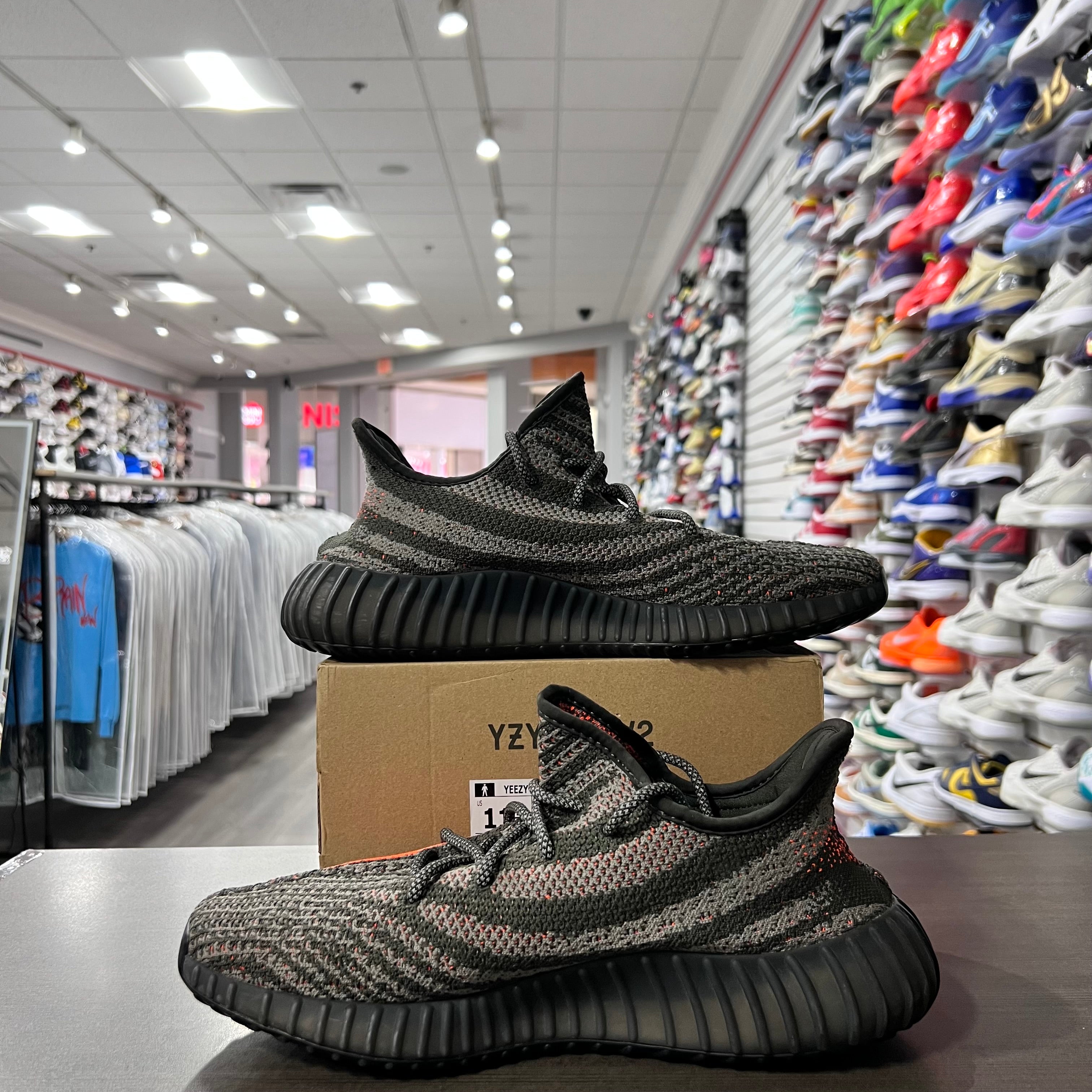 Adidas Yeezy Boost 350 V2 Carbon Beluga (Lightly Worn)