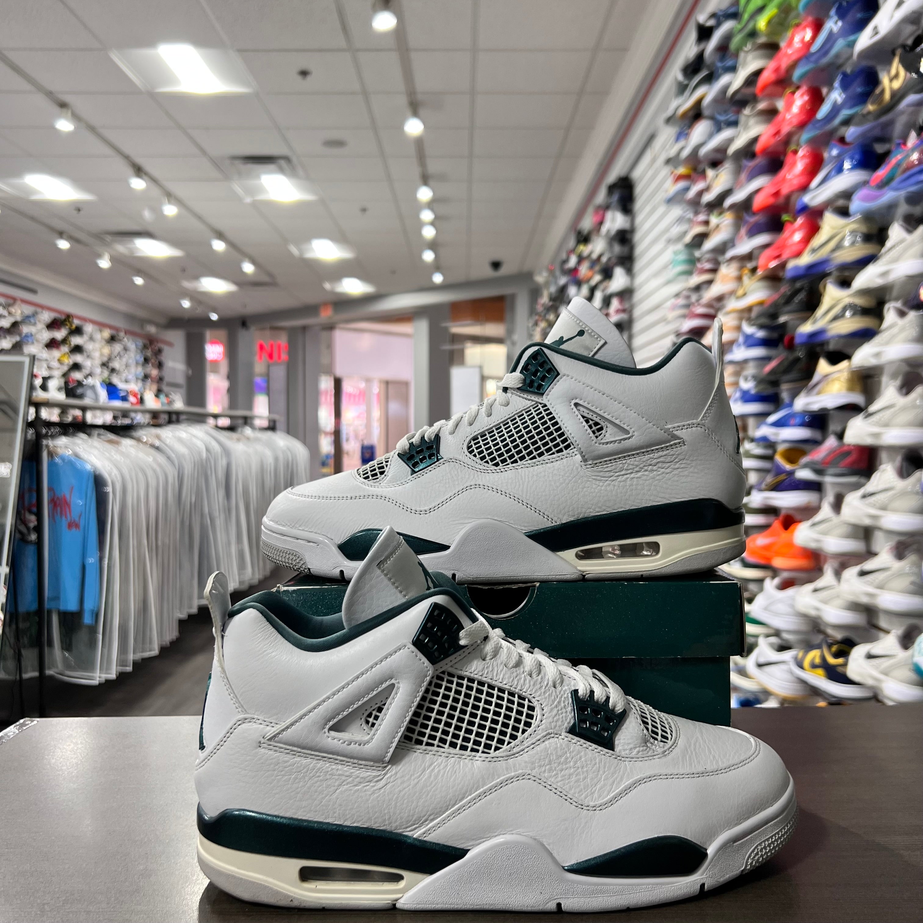 Jordan Retro 4 Mens Oxidized Green (Lightly Worn)