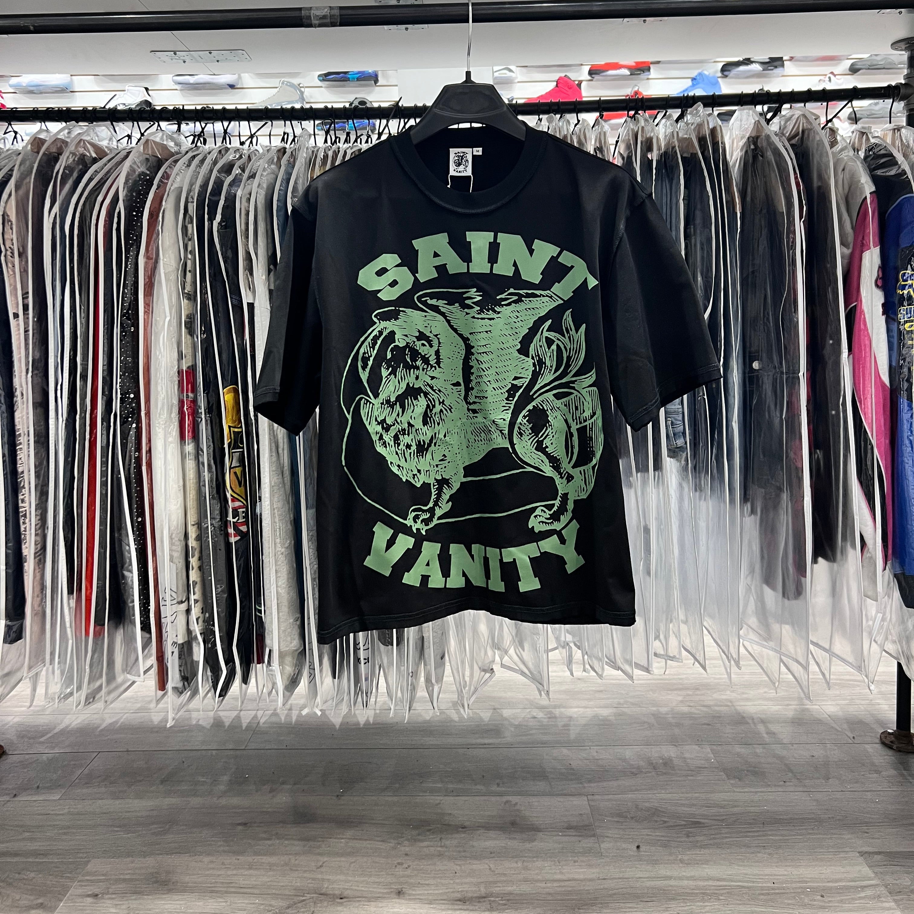Saint Vanity Griffin Logo Green