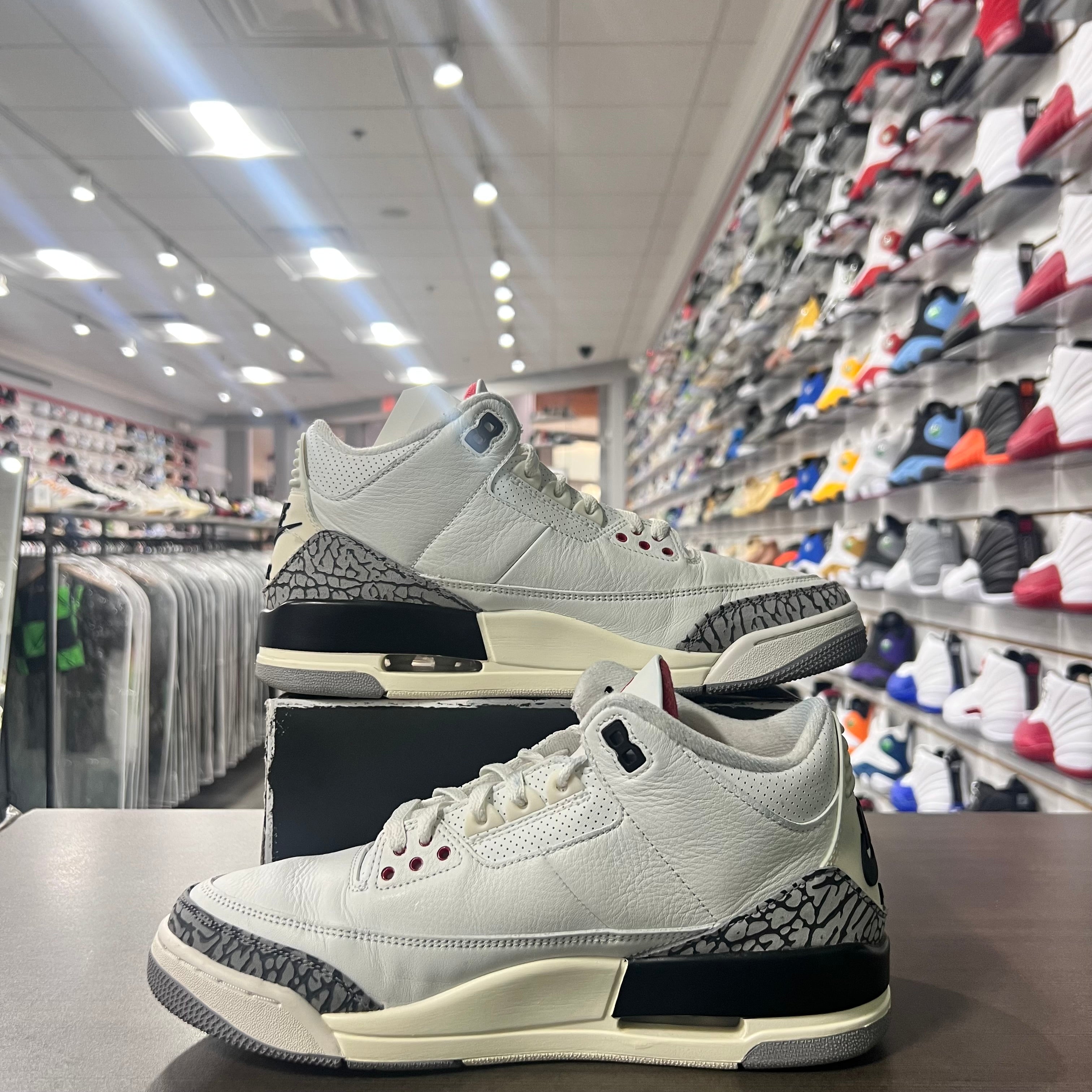 Jordan Retro 3 Mens White Cement Reimagined (Lightly Worn)