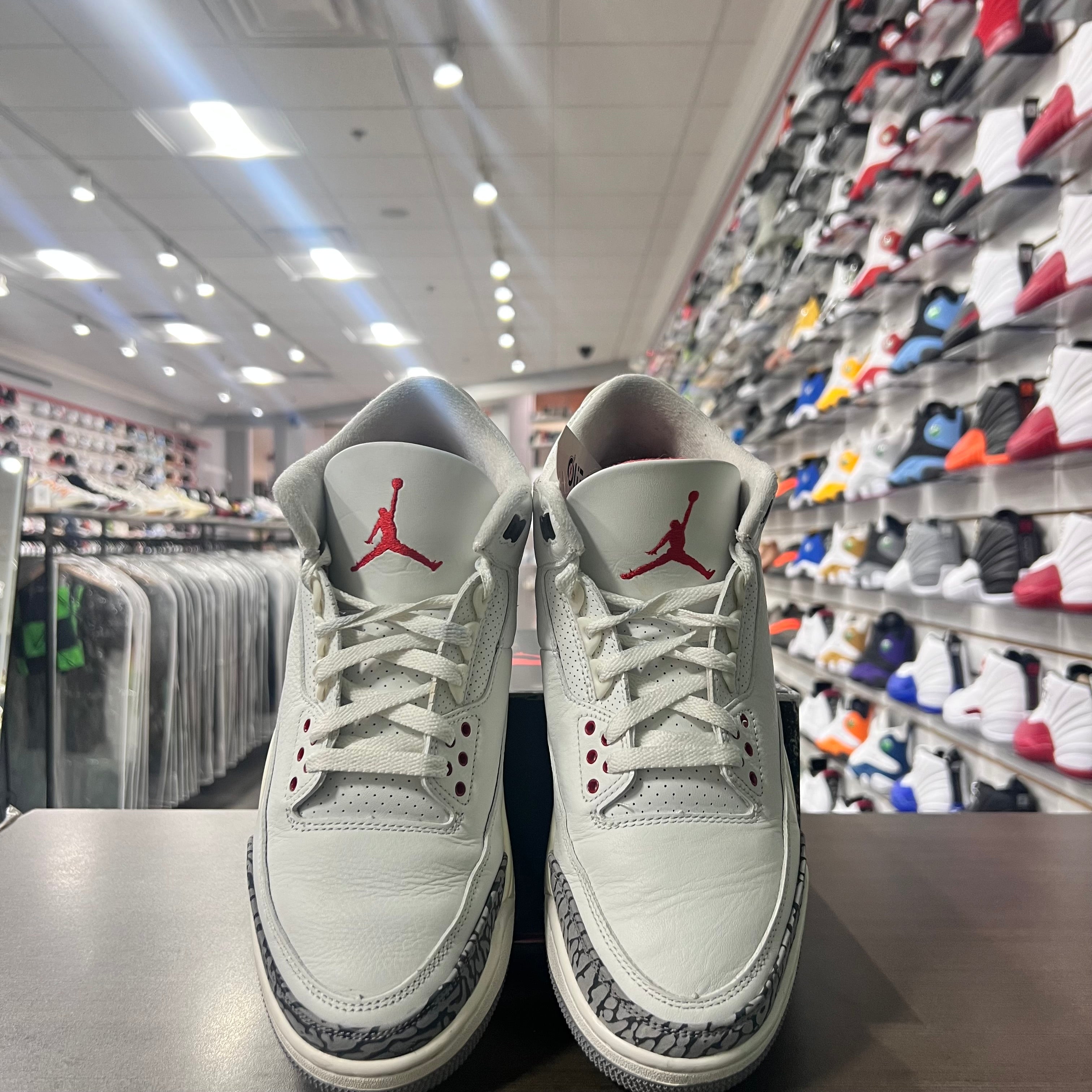 Jordan Retro 3 Mens White Cement Reimagined (Lightly Worn)