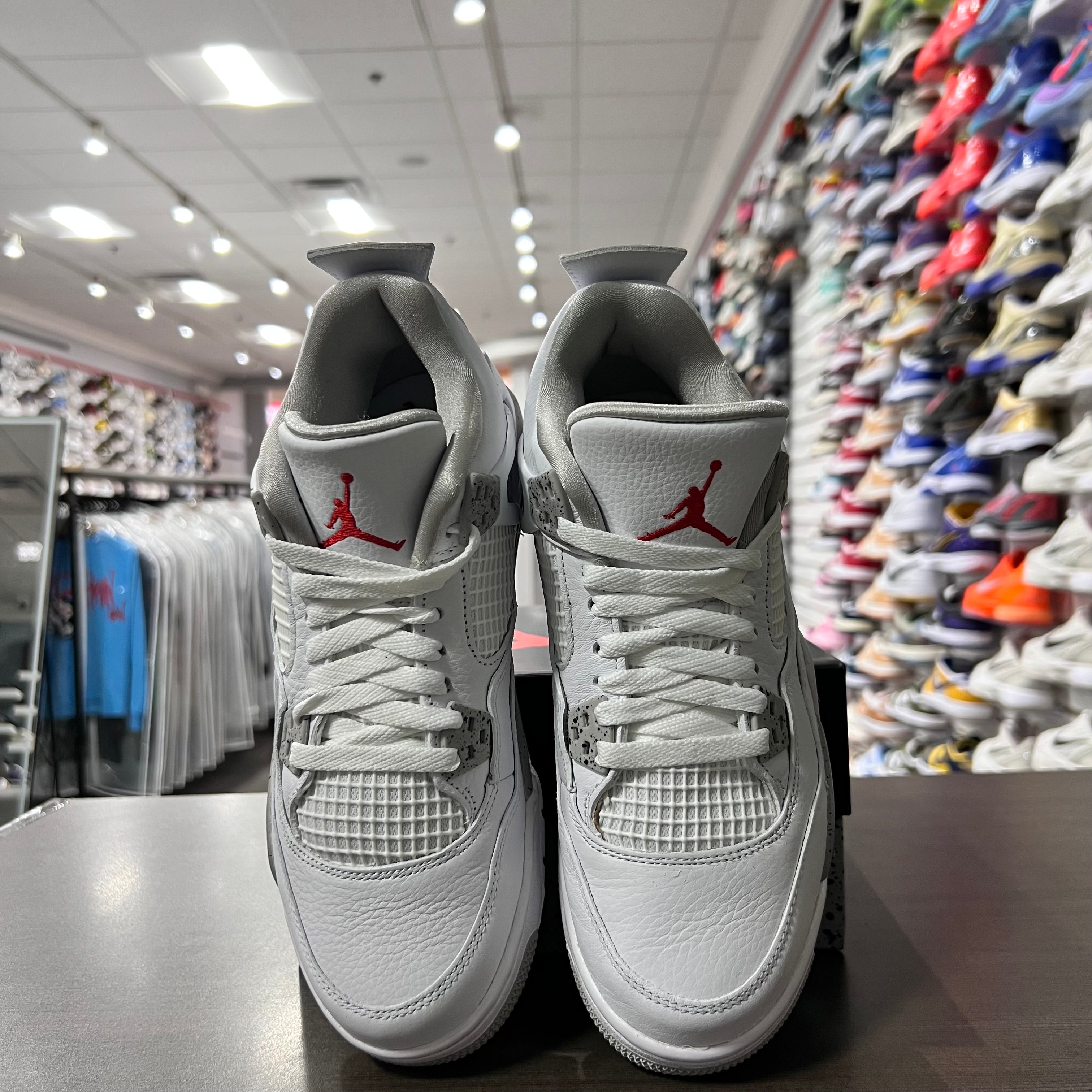 Jordan Retro 4 Gs White Oreo (Lightly Worn)