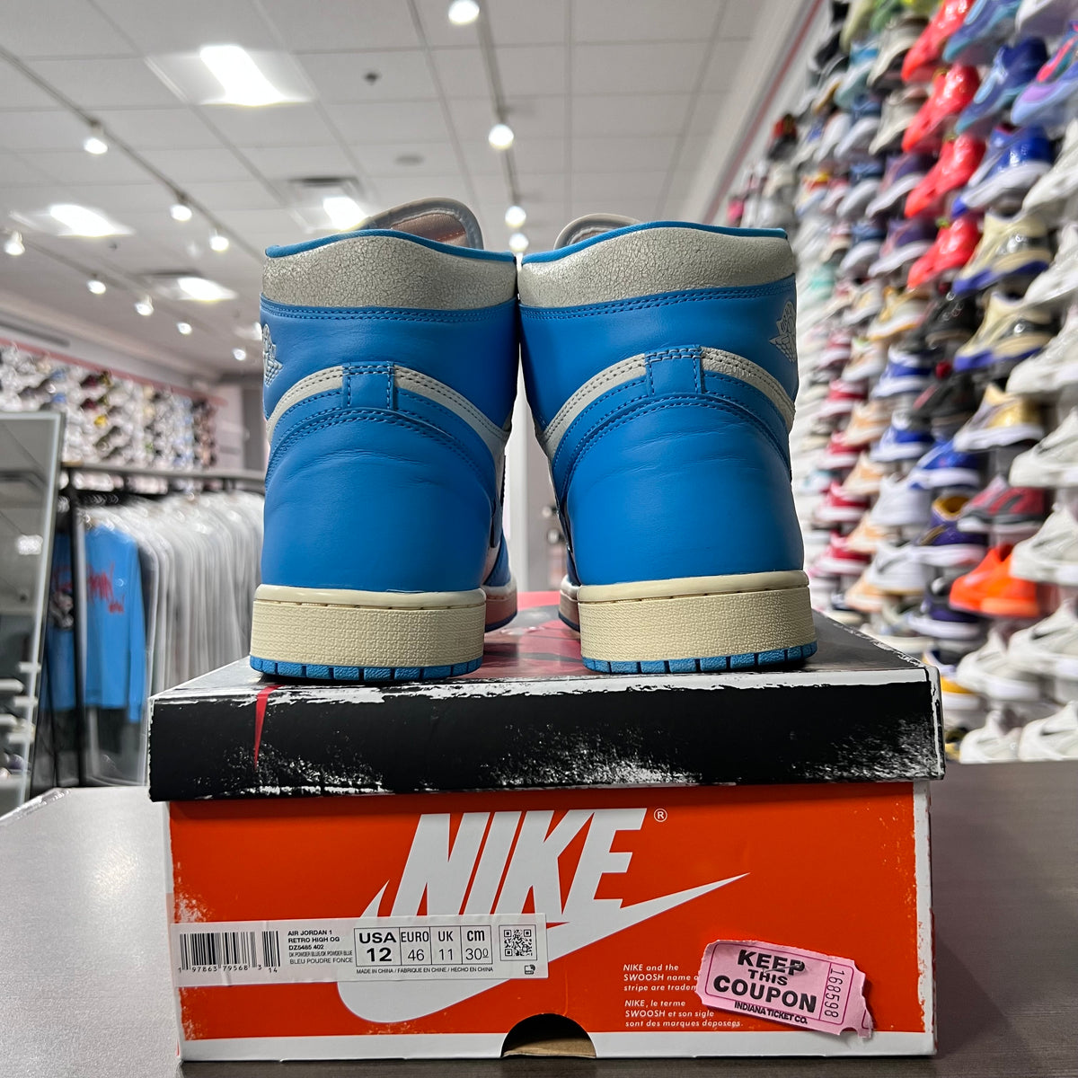 Jordan 1 Retro High OG UNC Reimagined (Lightly Worn)