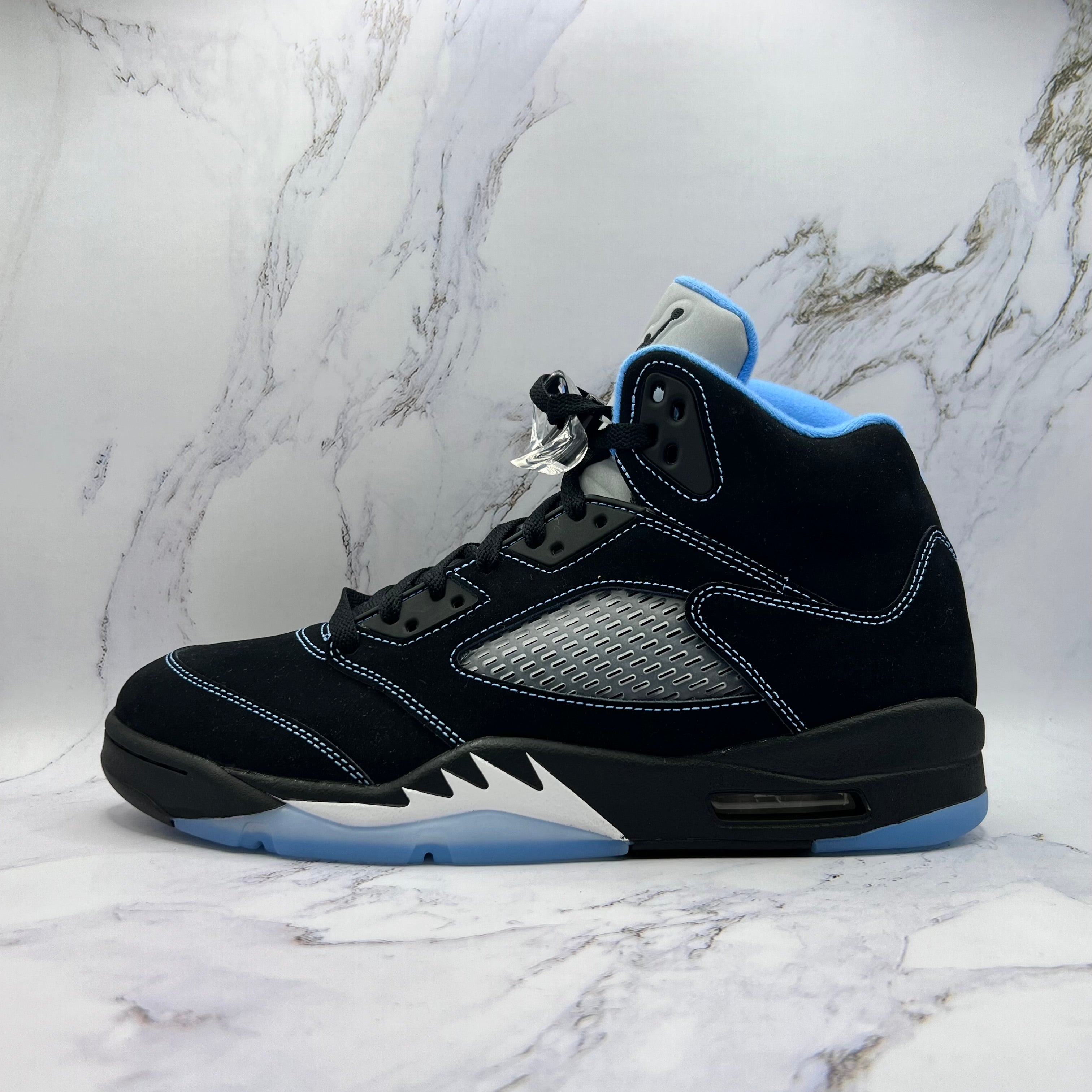 Jordan Retro 5 Mens Black University Blue