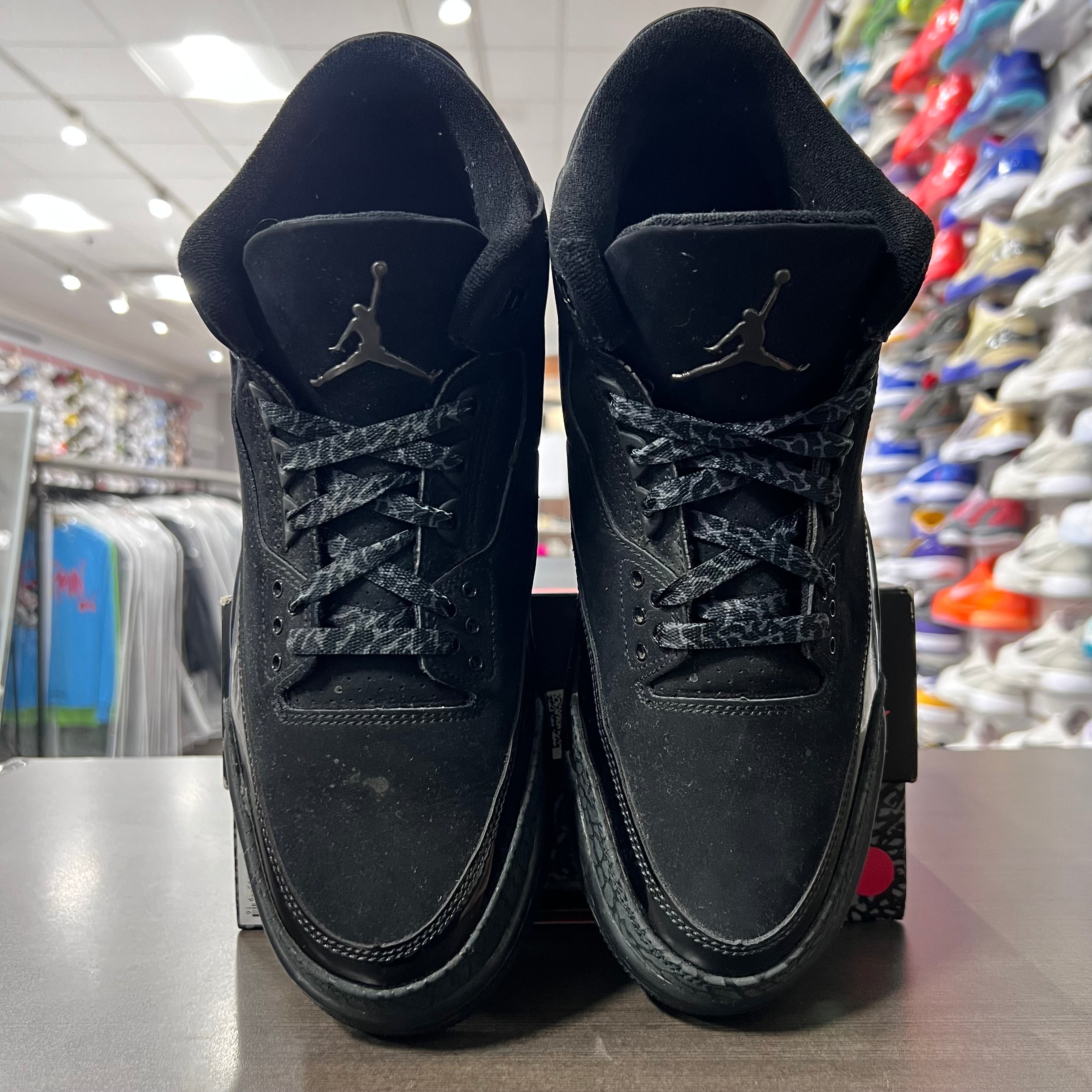 Jordan Retro 3 Mens Black Cat (Lightly Worn)