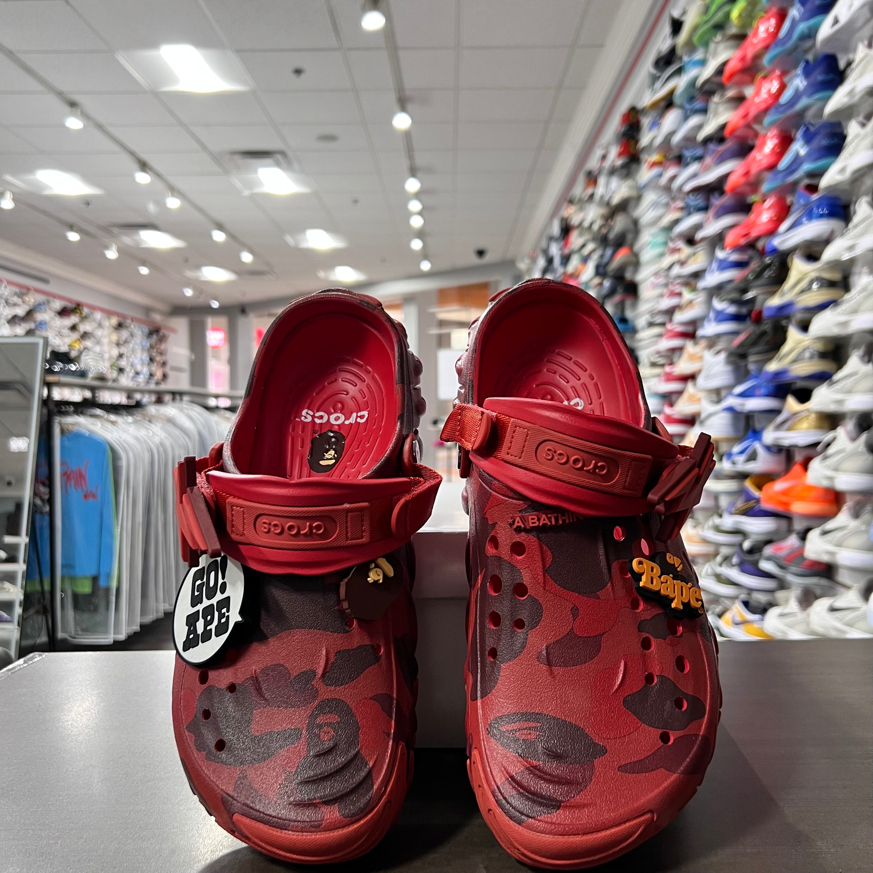 Crocs Echo RO Clog Bape Flame Camo (Lightly Worn)