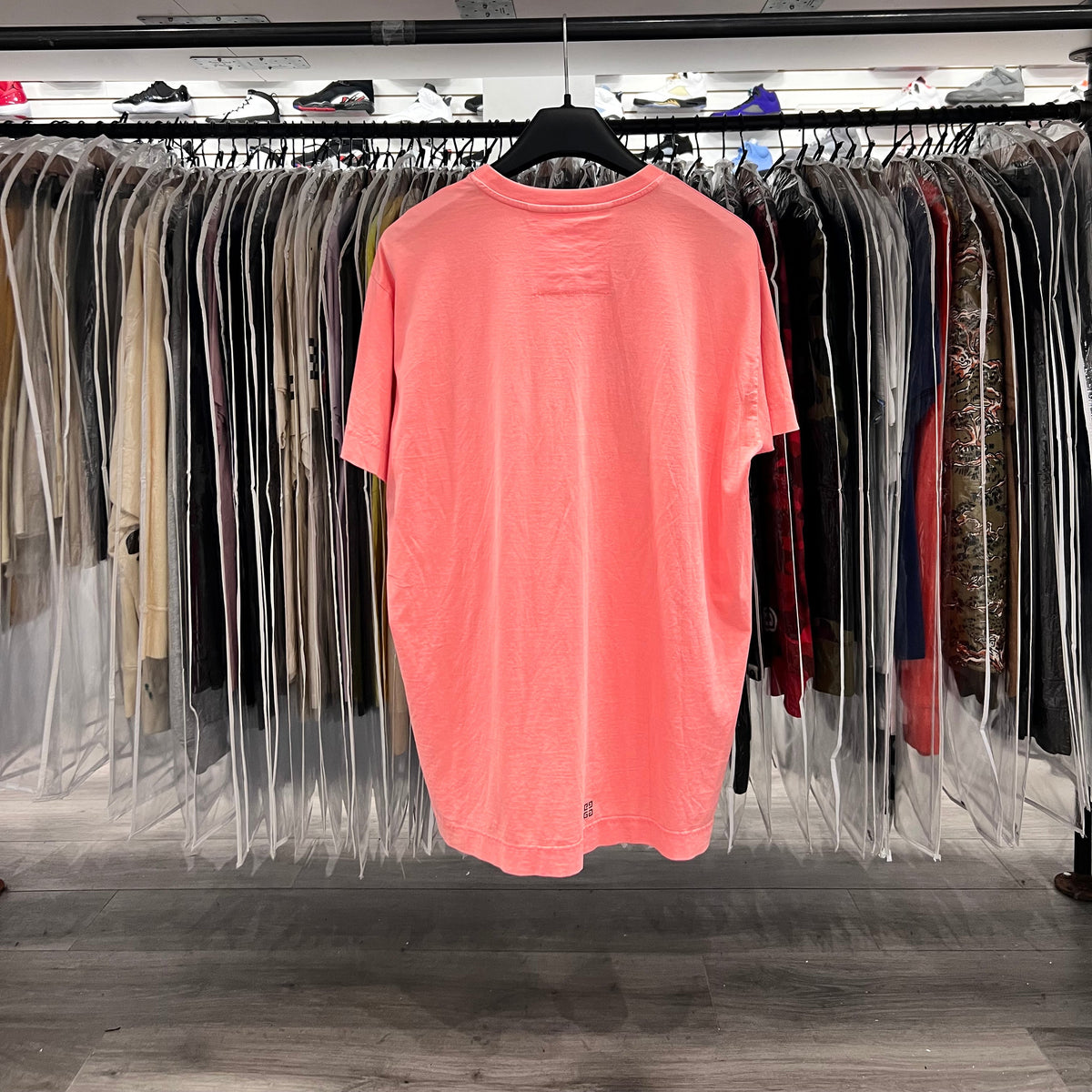 Givency Arch Logo Tee Pink (Lightly Worn)