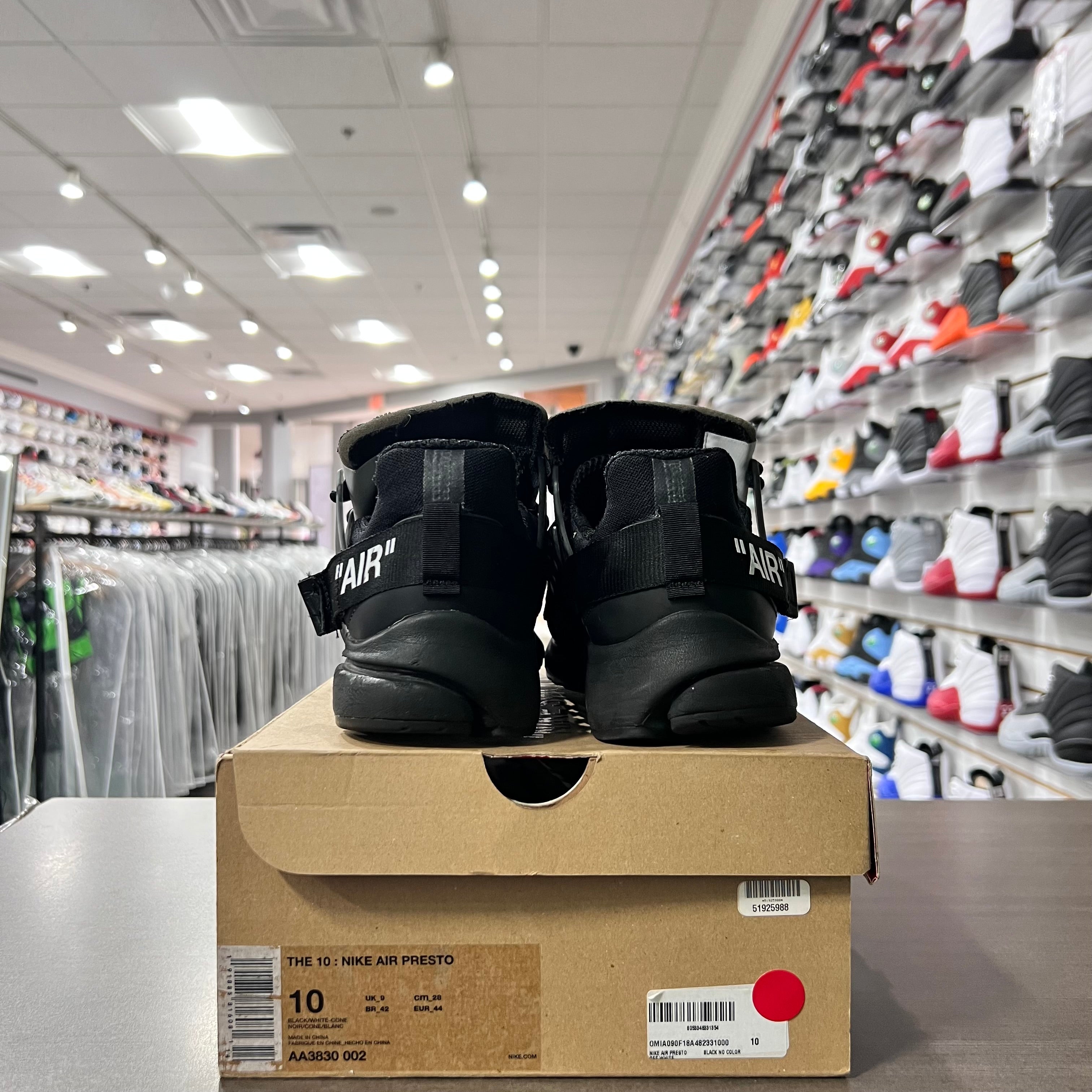 Nike Air Presto Off White Black (Lightly Worn)