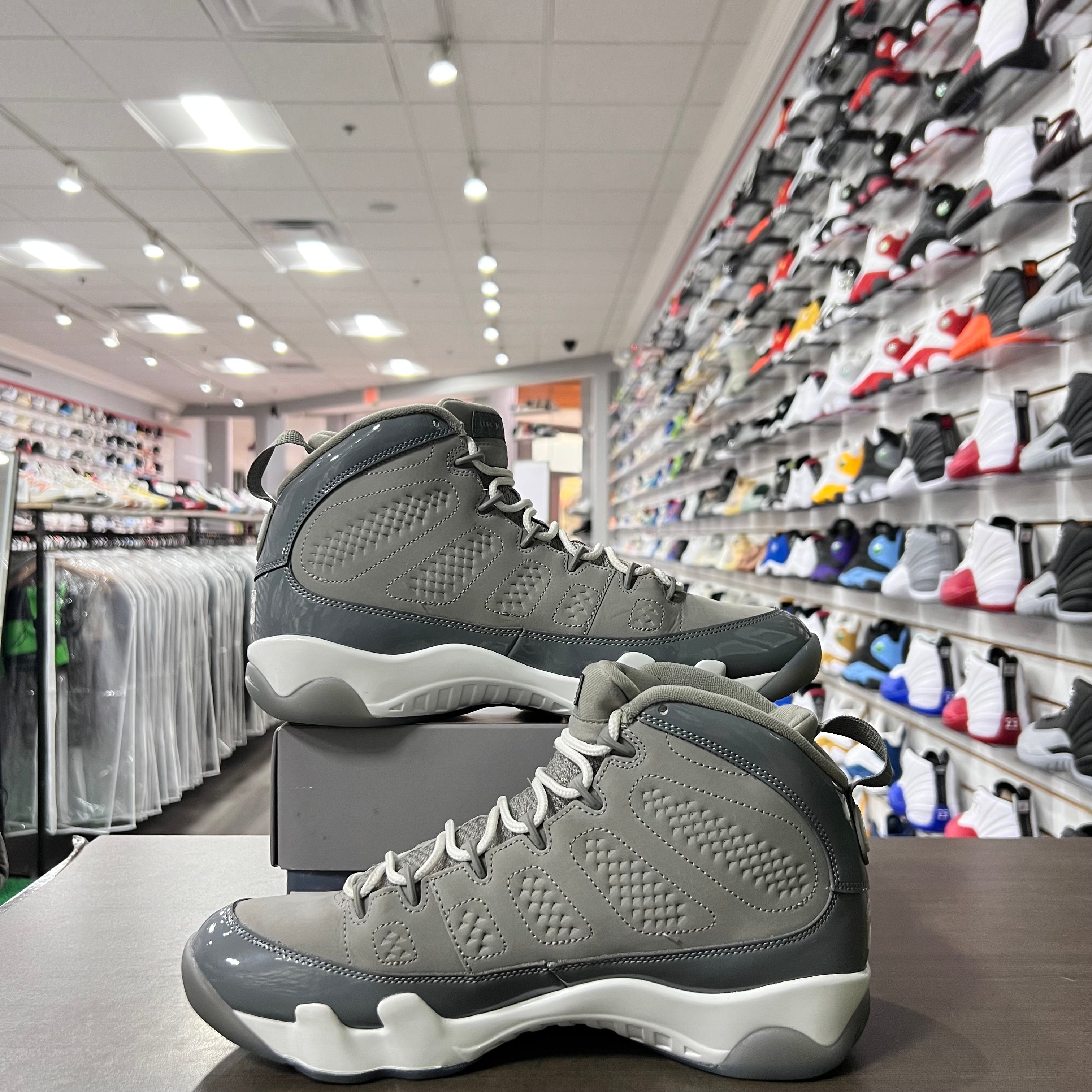 Jordan Retro 9 Mens Cool Grey (Lightly Worn)