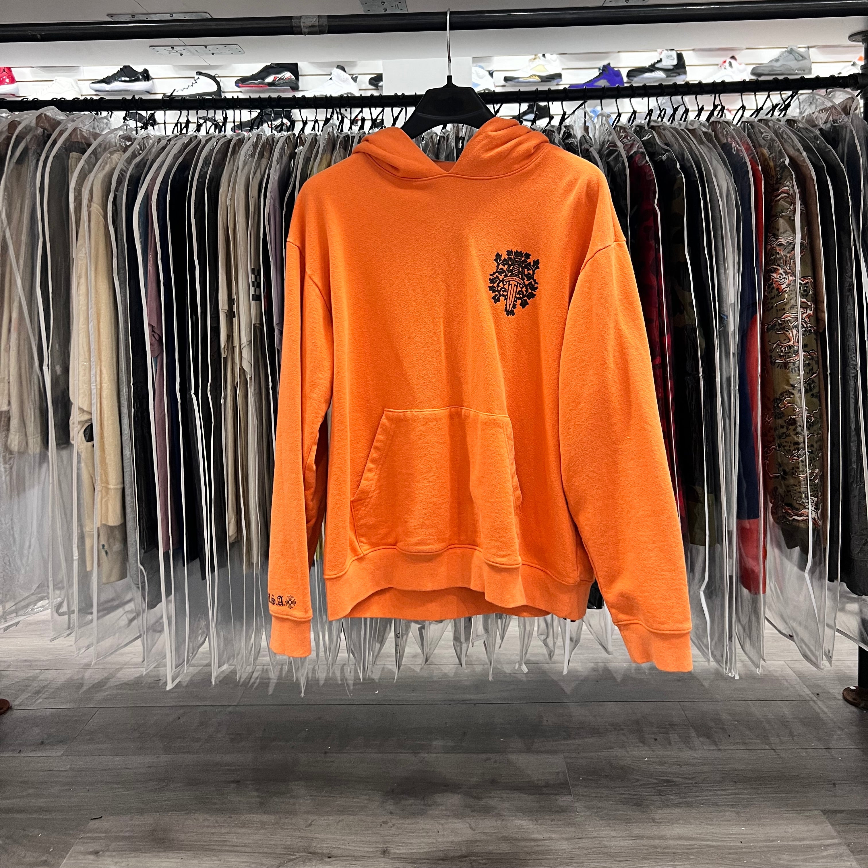 Chrome Hearts Dagger Vine Chrome Hoodie (Lightly Worn)