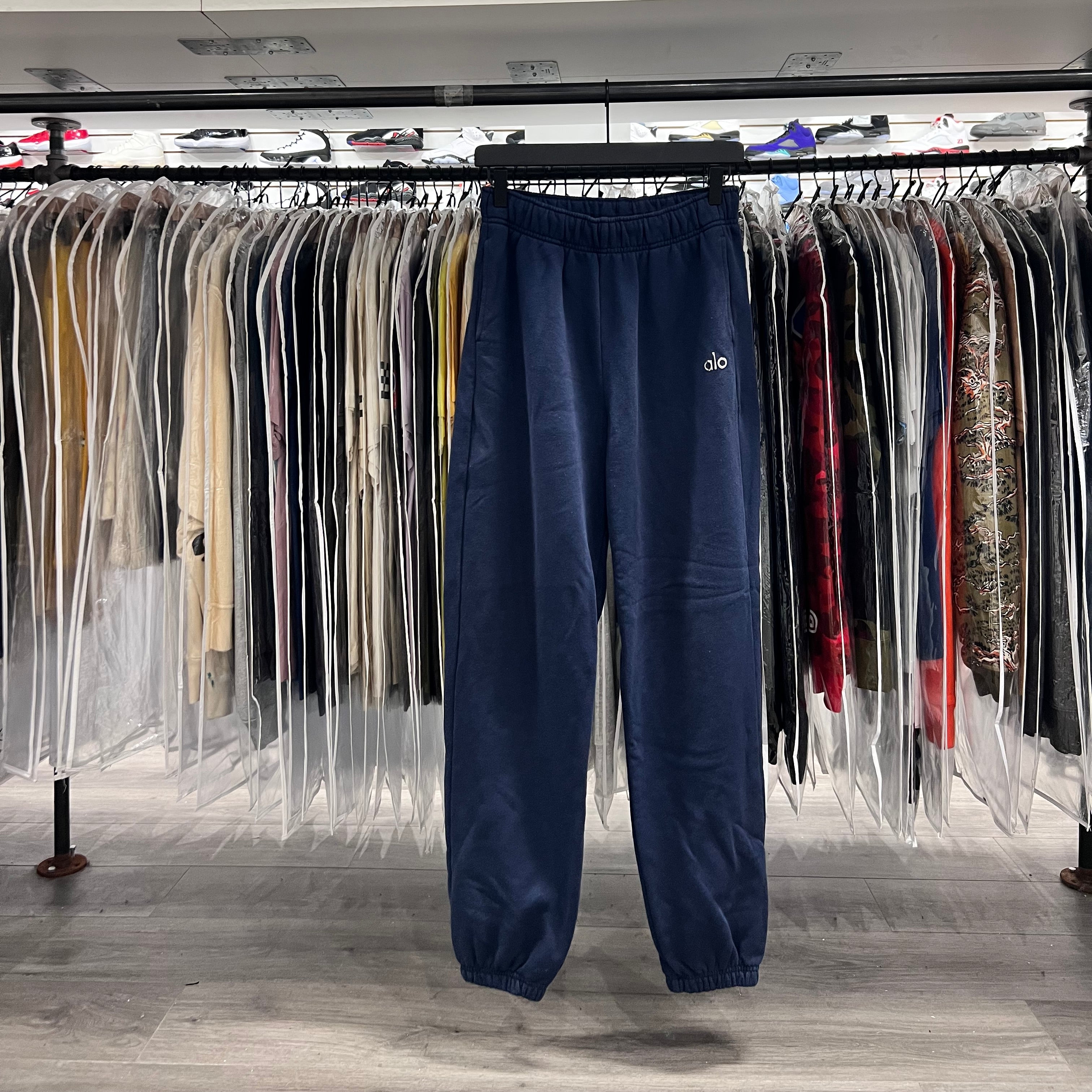 Alo Navy Sweat Pants (Lightly Worn)