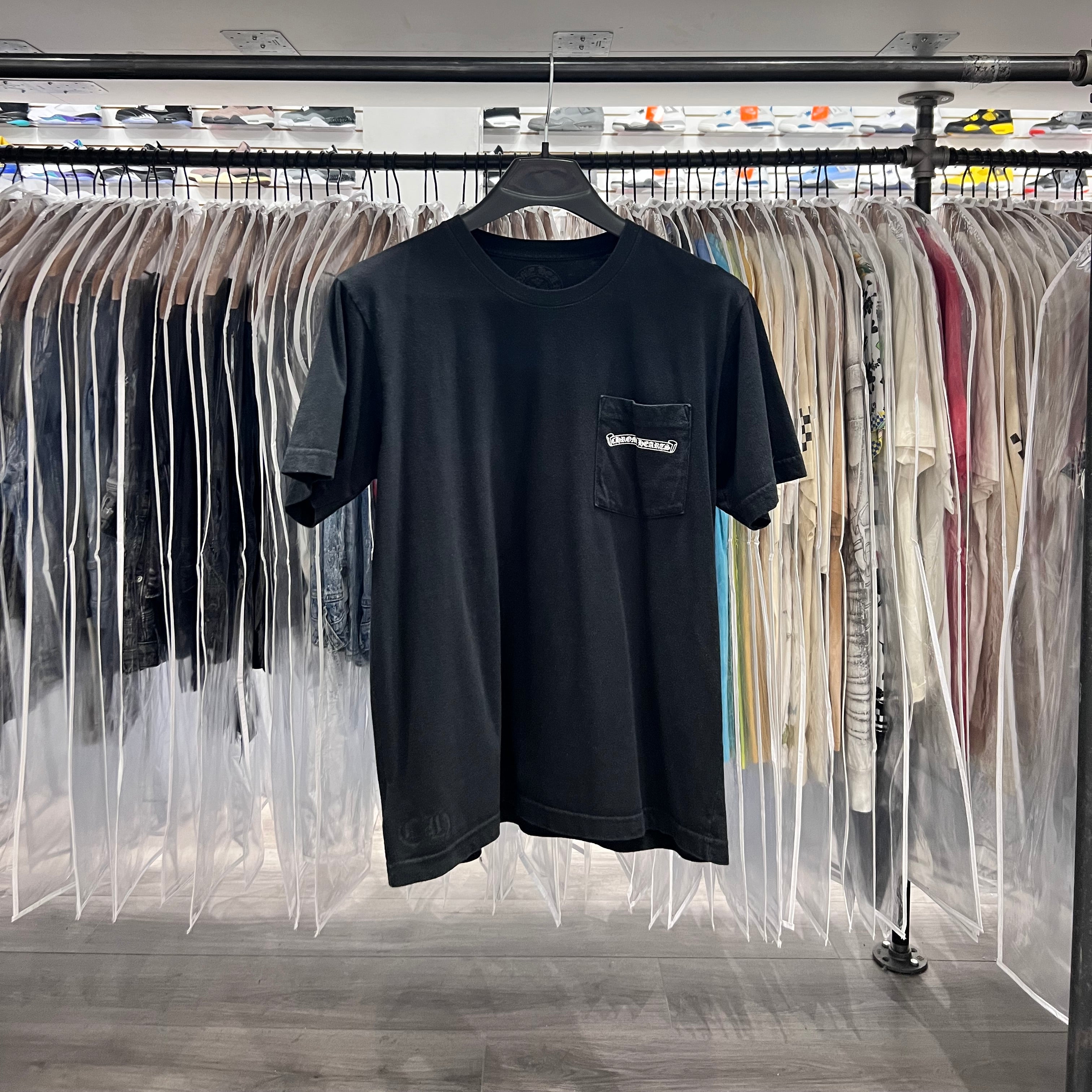 Chrome Hearts USA Shoulder Logo Tee Black (Lightly Worn)